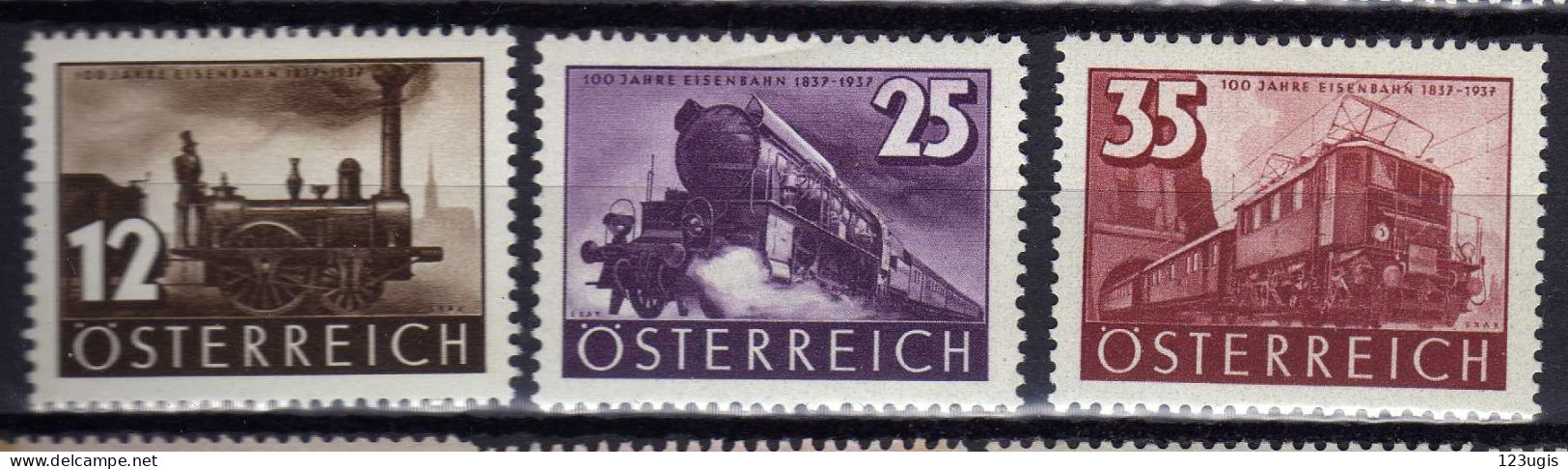 Österreich 1937 Mi 646-648 * [200424XIV] - Unused Stamps