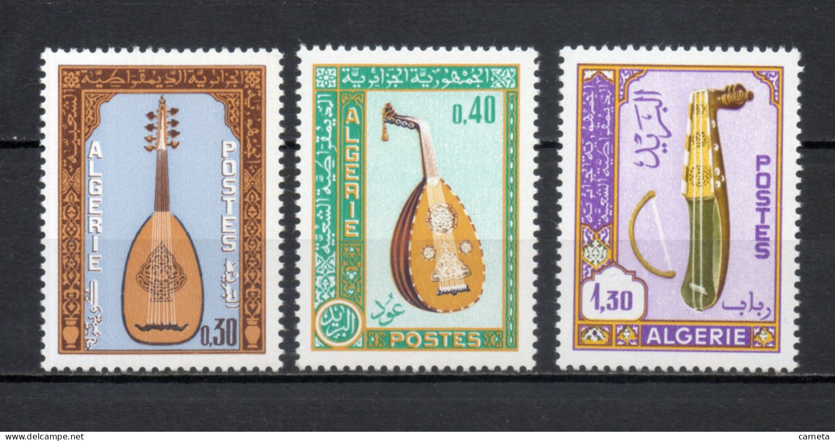 ALGERIE N° 460 à 462   NEUFS SANS CHARNIERE COTE 5.60€    INSTRUMENTS DE MUSIQUE - Algeria (1962-...)