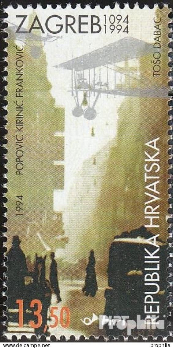 Kroatien 303 (kompl.Ausg.) Postfrisch 1994 Bistum Zagreb - Kroatien