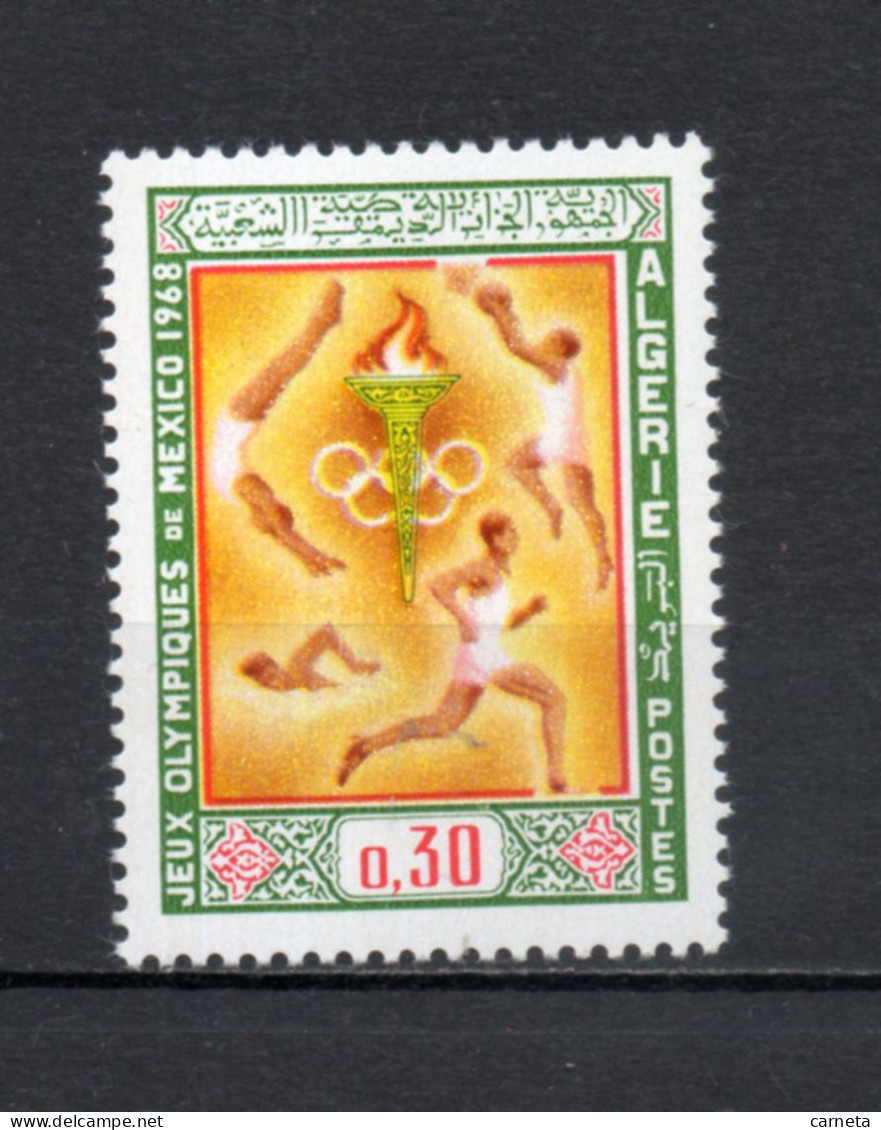 ALGERIE N° 474   NEUF SANS CHARNIERE COTE 0.70€    JEUX OLYMPIQUES MEXICO SPORT - Algérie (1962-...)