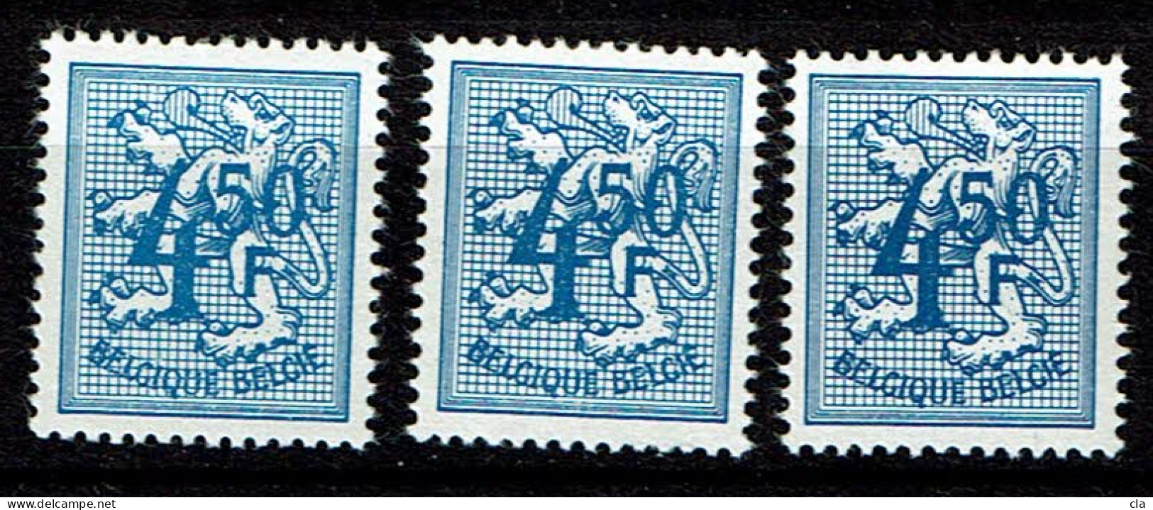 1745 X 3 Nuances   ** - 1951-1975 Heraldic Lion