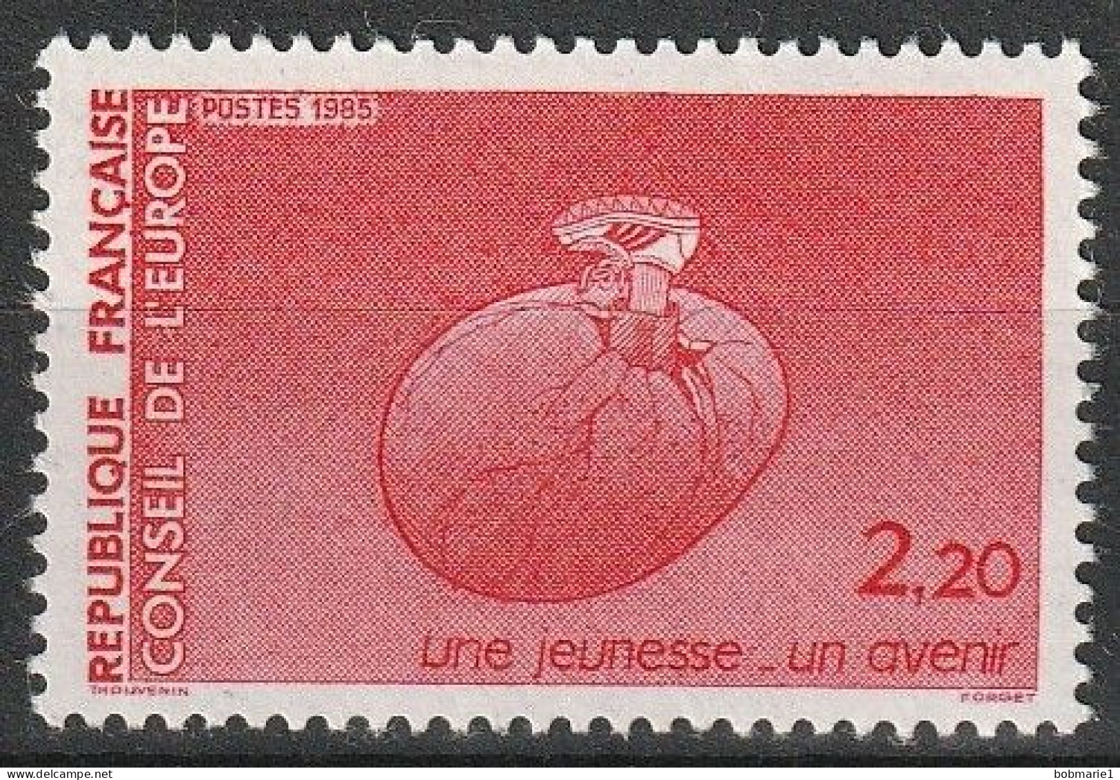 Conseil De L'europe 1985, Une Jeunesse Un Avenir. Timbre Neuf** N° 86 - Mint/Hinged