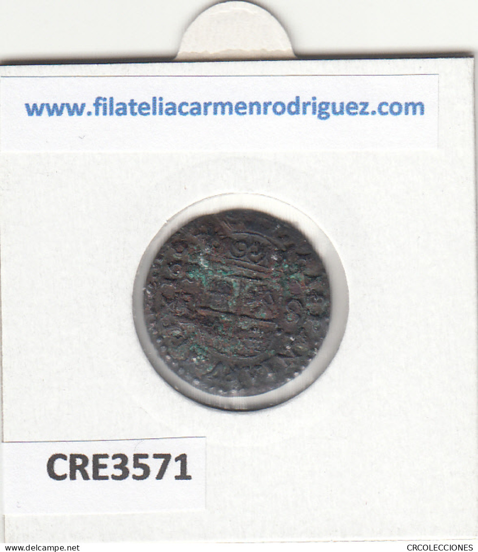 CRE3571 MONEDA ESPAÑA FELIPE IV 8 MARAVEDIS SEVILLA 1661 - Andere & Zonder Classificatie