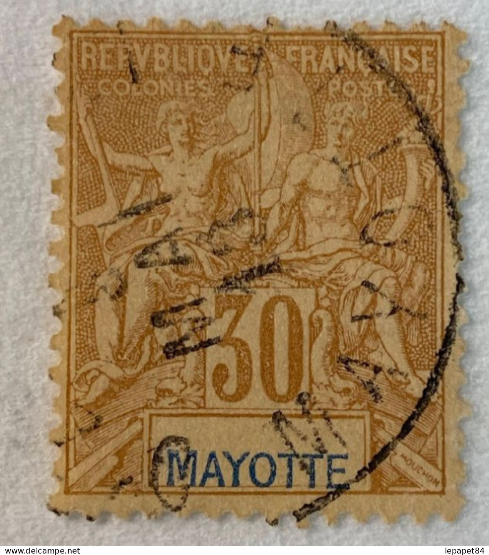 Mayotte YT N° 9 - Usati