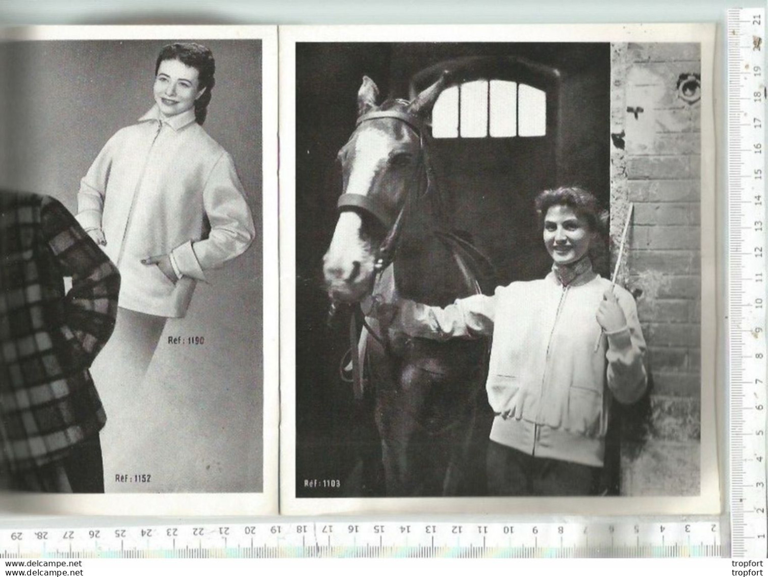 PG / Superbe Livret Publicitaire VETEMENT SPORT  GOLF CHEVAL EQUITATION SKI VOITURE ANCIIENNE // 20 Pages - Advertising