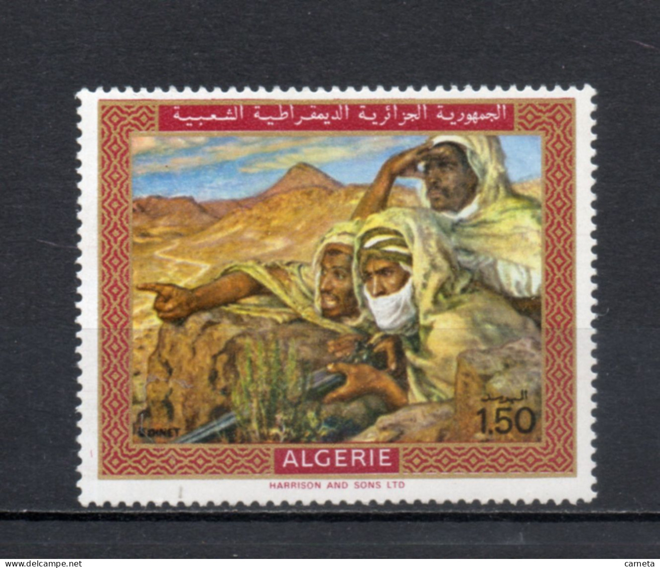 ALGERIE N° 504   NEUF SANS CHARNIERE COTE 3.50€    PEINTRE TABLEAUX ART - Algerien (1962-...)