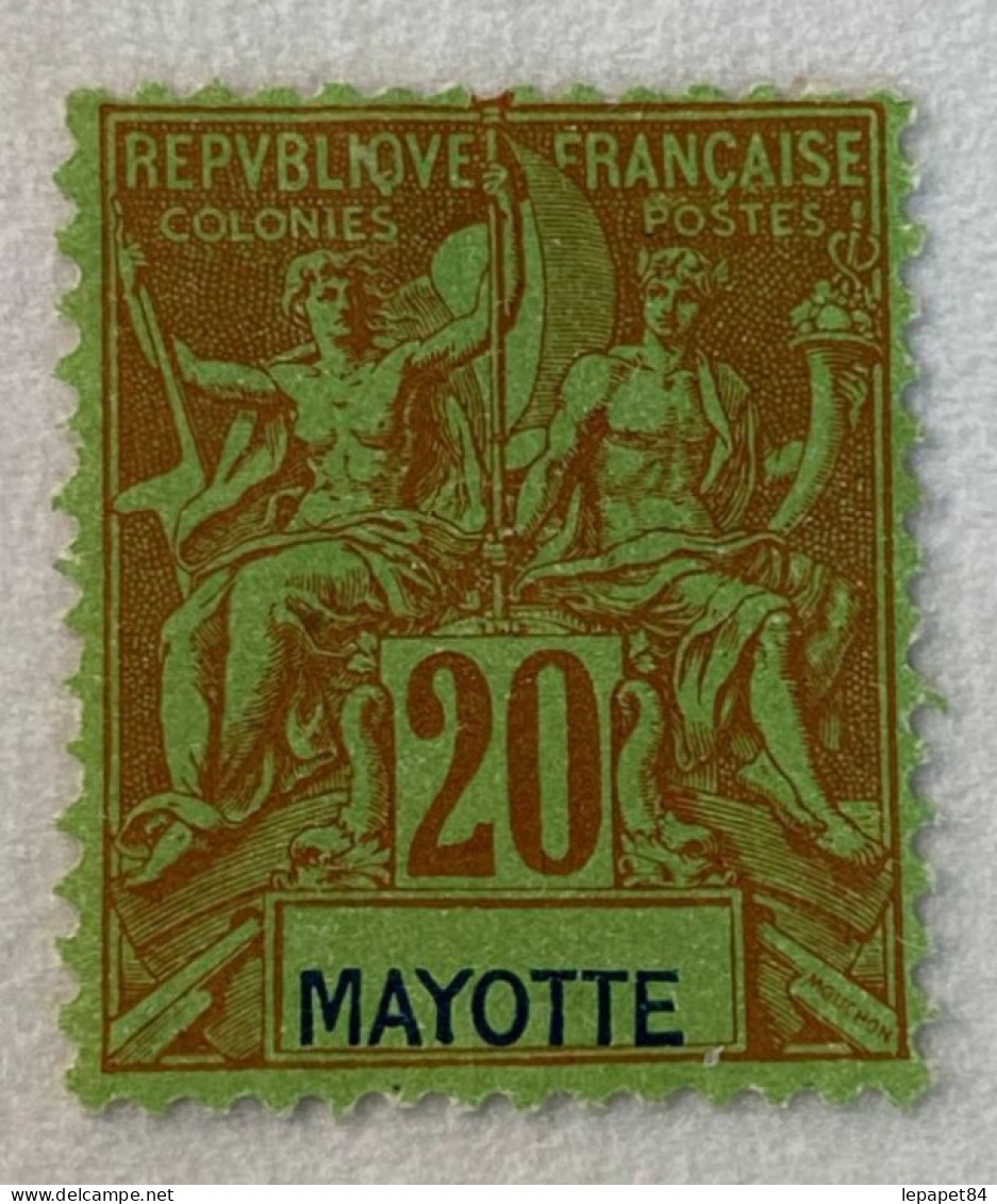 Mayotte YT N° 7 Neuf* Signé RP - Neufs