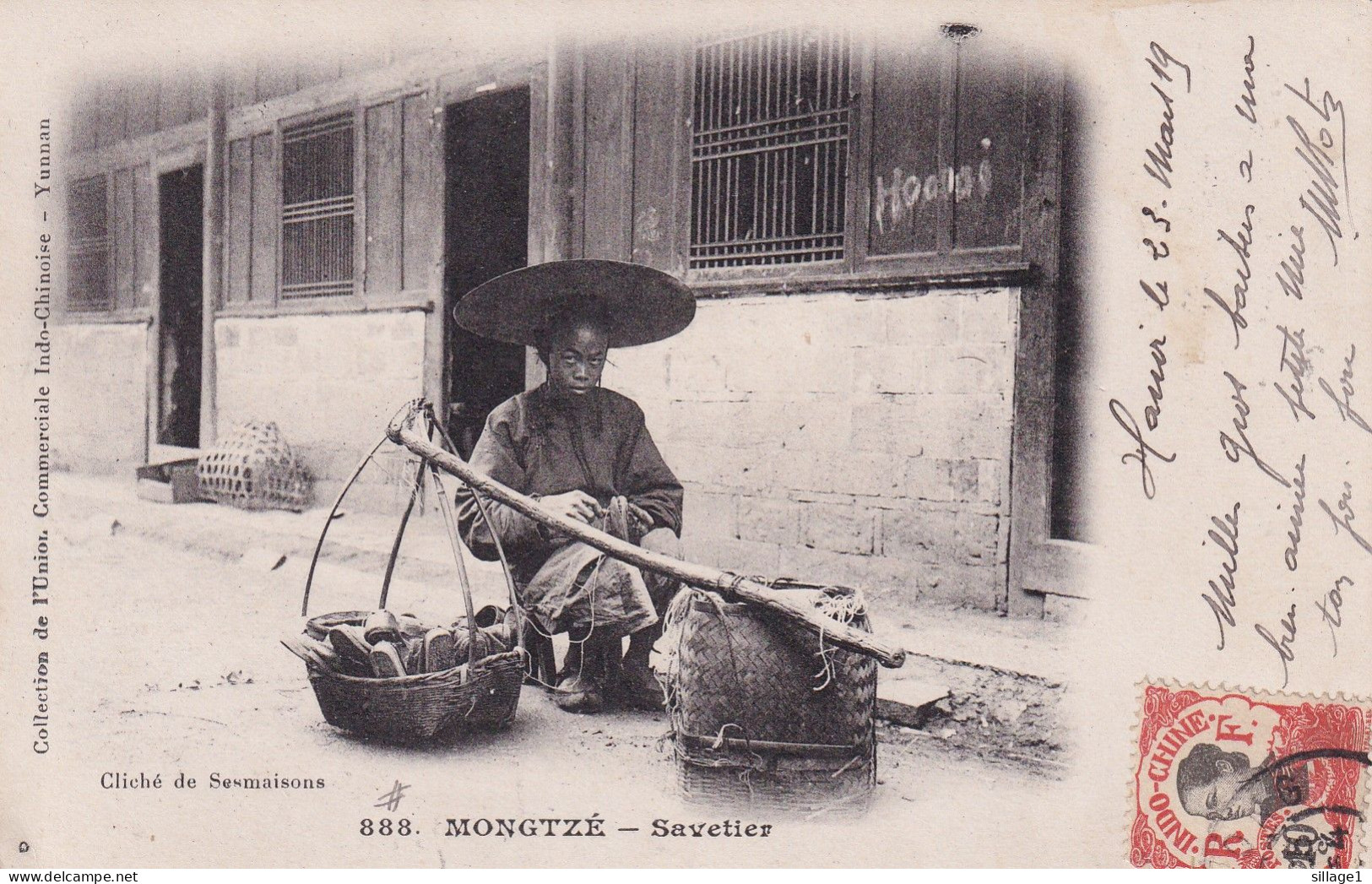 MONGTZÉ - Savetier - Cliché De Sesmaisons - Collection De L'Union Commerciale Indo-Chine - Yunnann - 1919 Hanoï - Vietnam