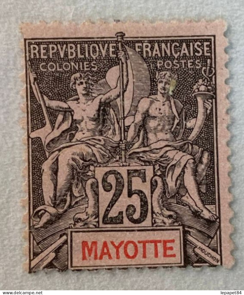 Mayotte YT N° 8 Neuf* Signé RP - Unused Stamps