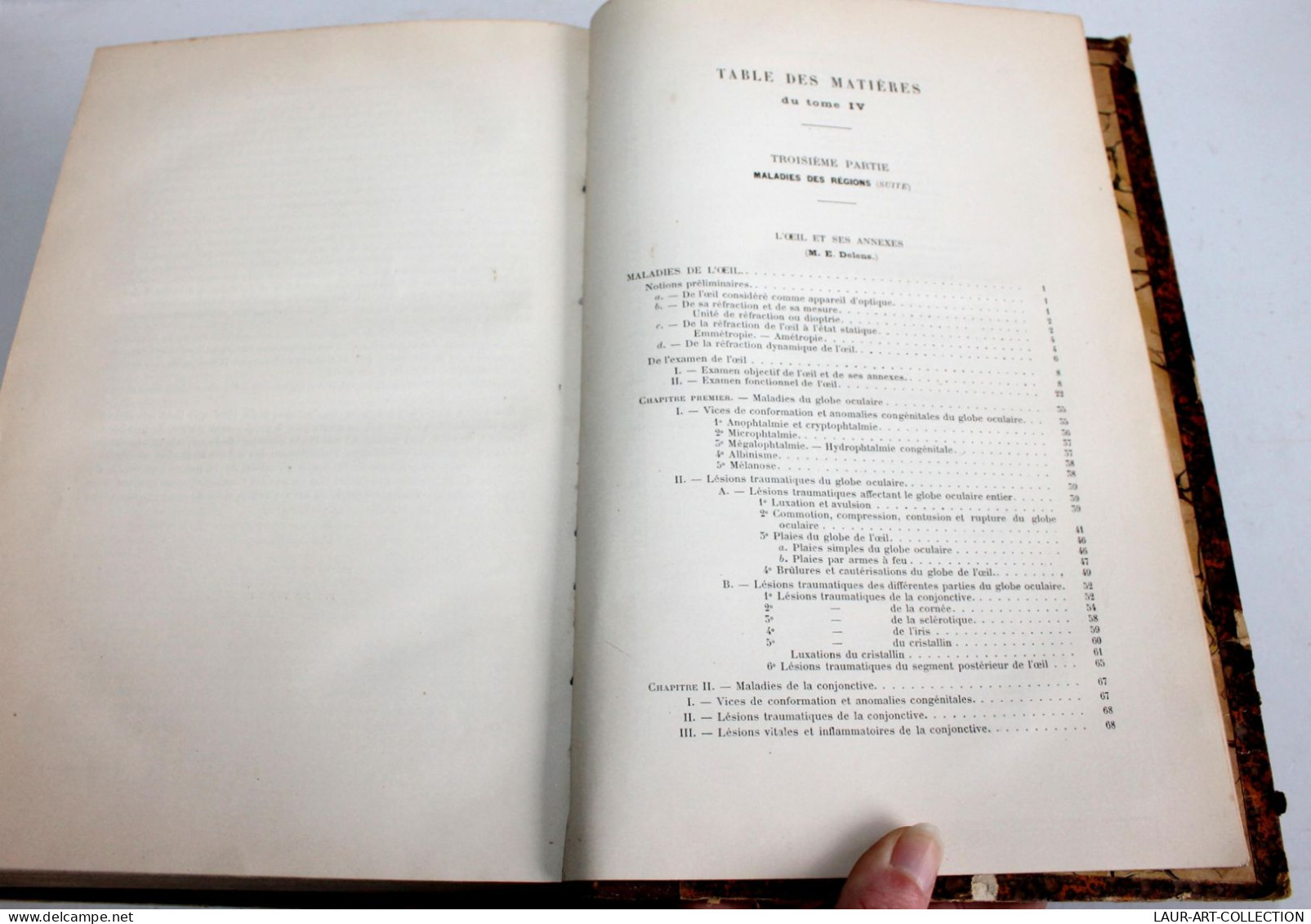 MEDECINE TRAITE DE CHIRURGIE DUPLAY RECLUS T4 MALADIE DE L'OEIL NEZ PHARYNX 1898 / ANCIEN LIVRE XIXe SIECLE (1803.220) - Santé