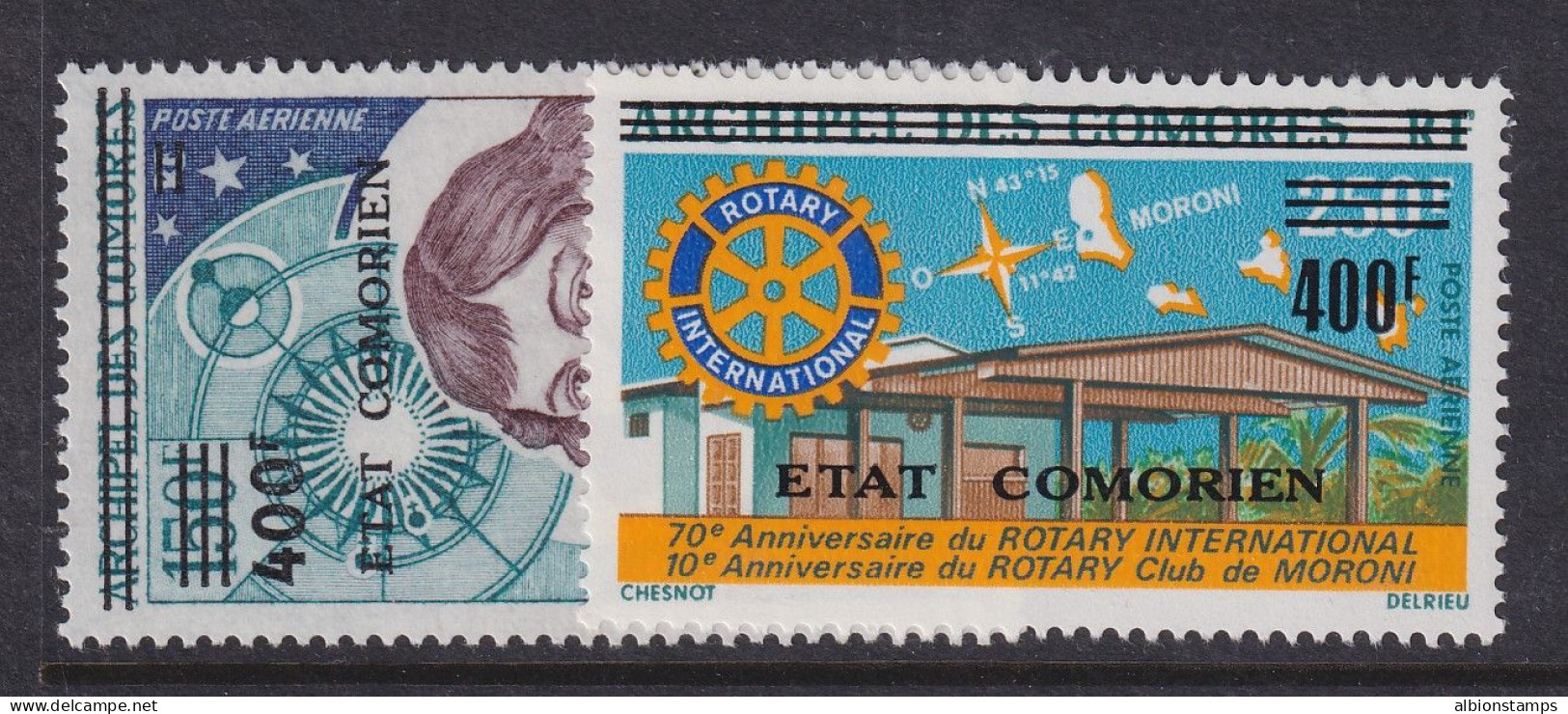 Comoros, Scott C93-C94, MNH - Ungebraucht