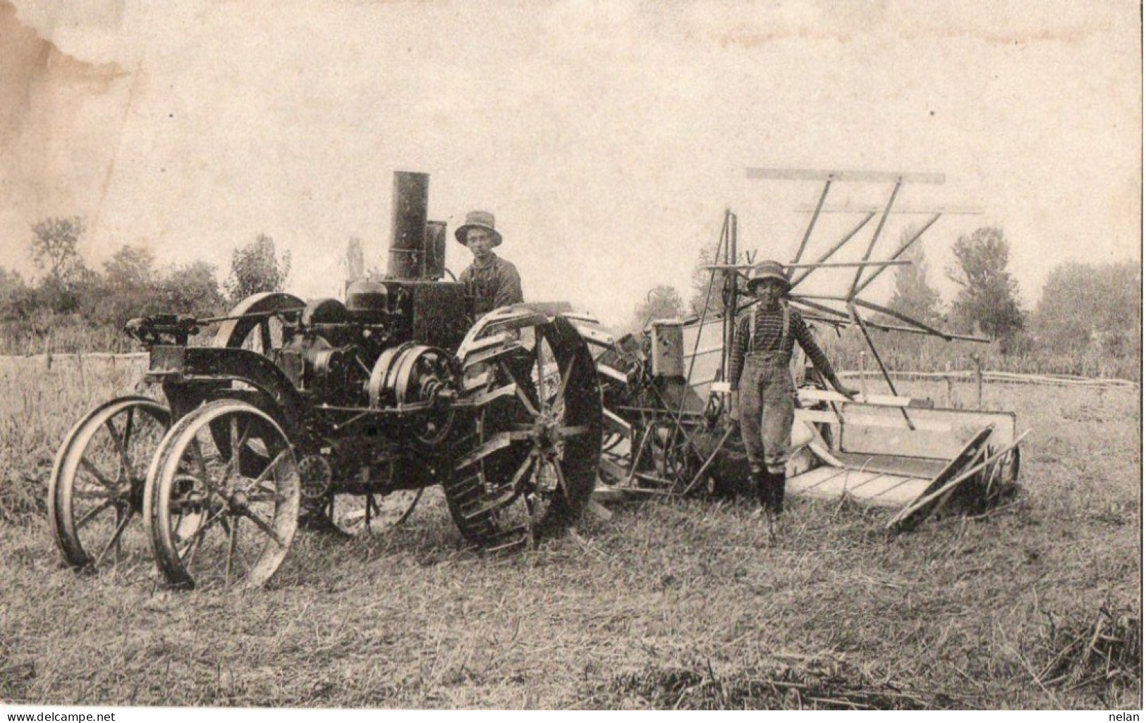 CARTOLINA - TRATTORE DI EPOCA - F.P. - Tracteurs