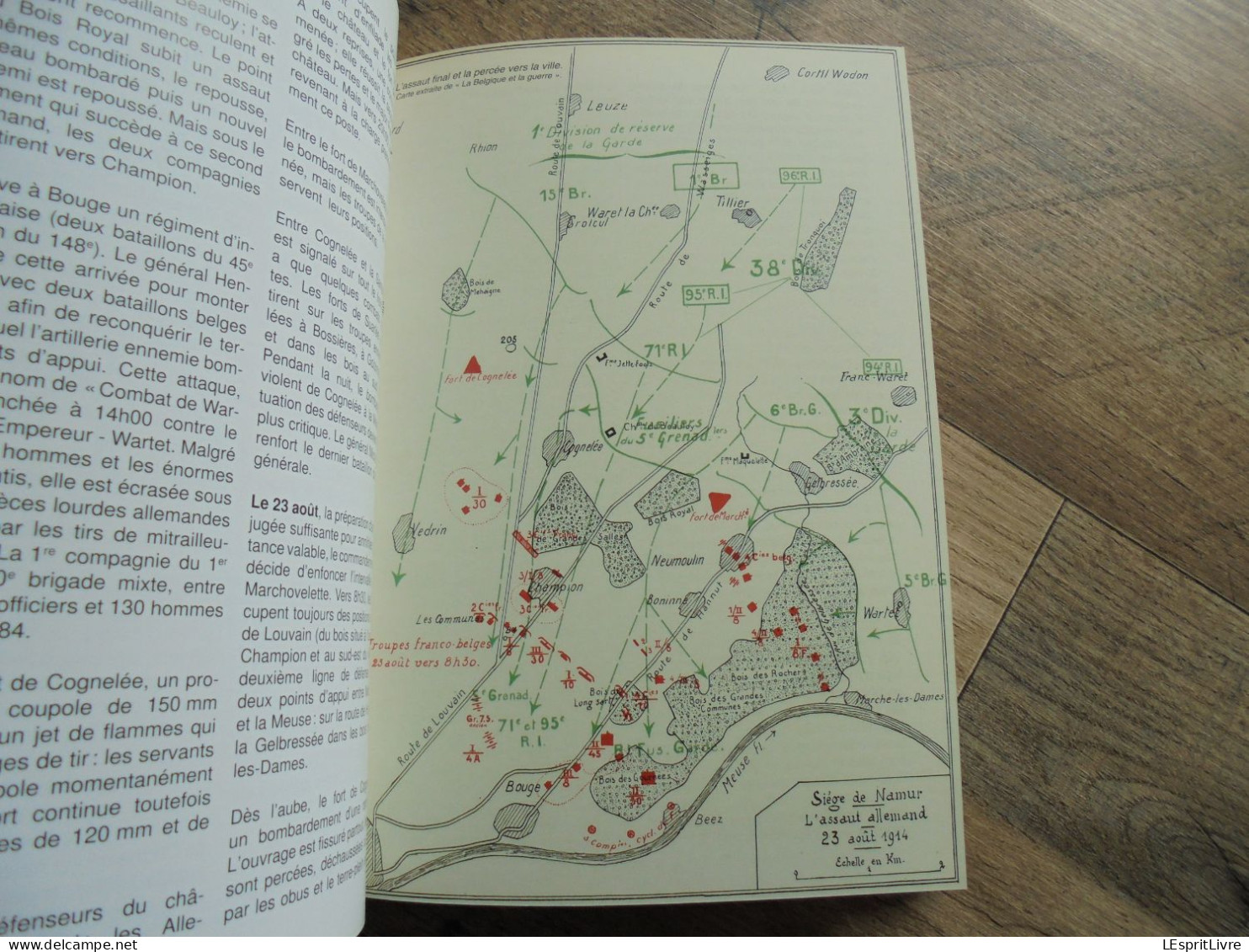 NAMUR Face aux Grosses Bertha Août 1914 Régionalisme Guerre 14 18 Siège Position Fortifiée Forts Invasion Allemande Pont