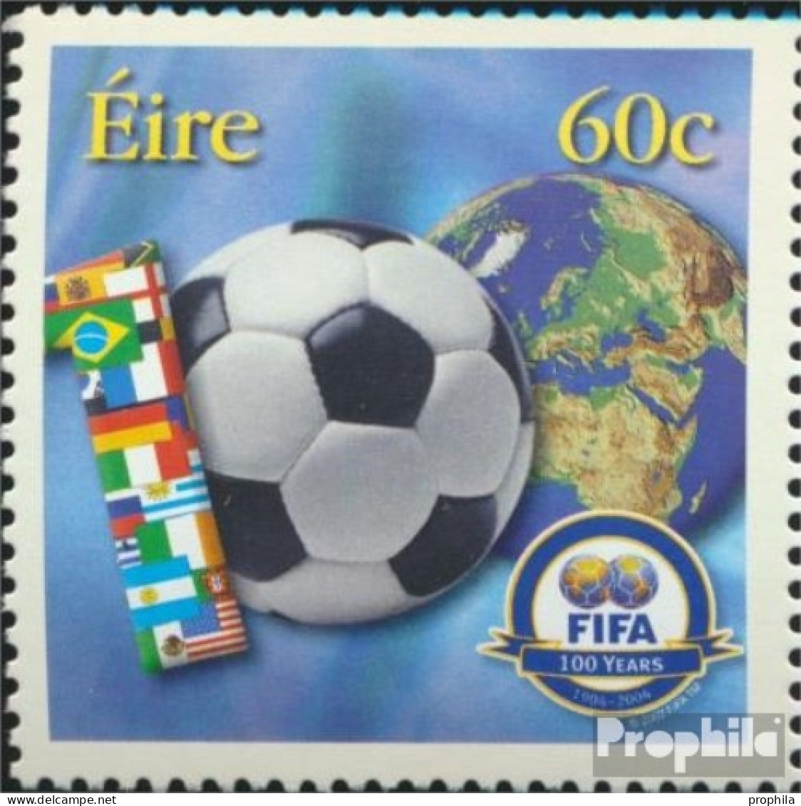Irland 1575 (kompl.Ausg.) Postfrisch 2004 100 Jahre FIFA - Ongebruikt