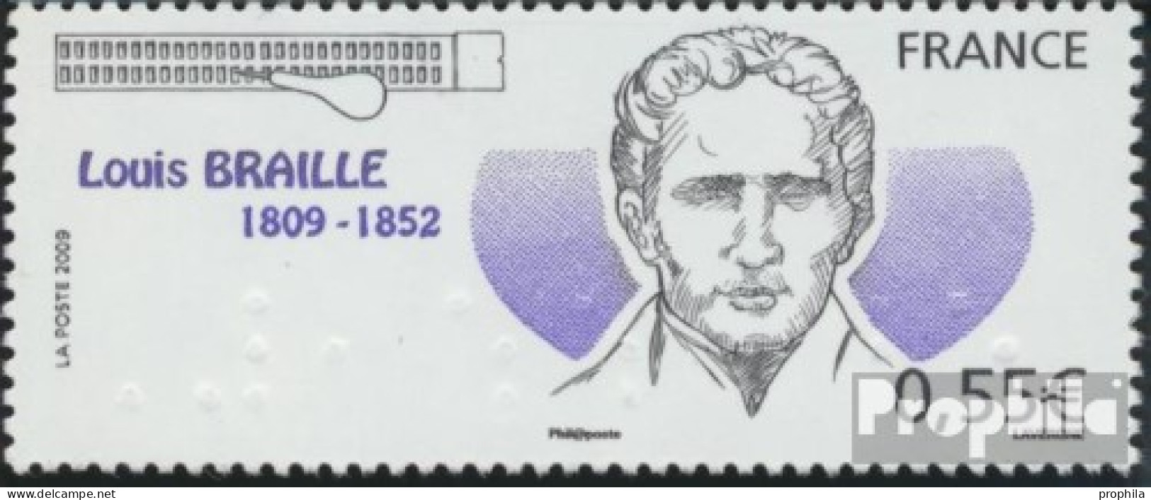 Frankreich 4569 (kompl.Ausg.) Postfrisch 2009 Louis Braille - Neufs