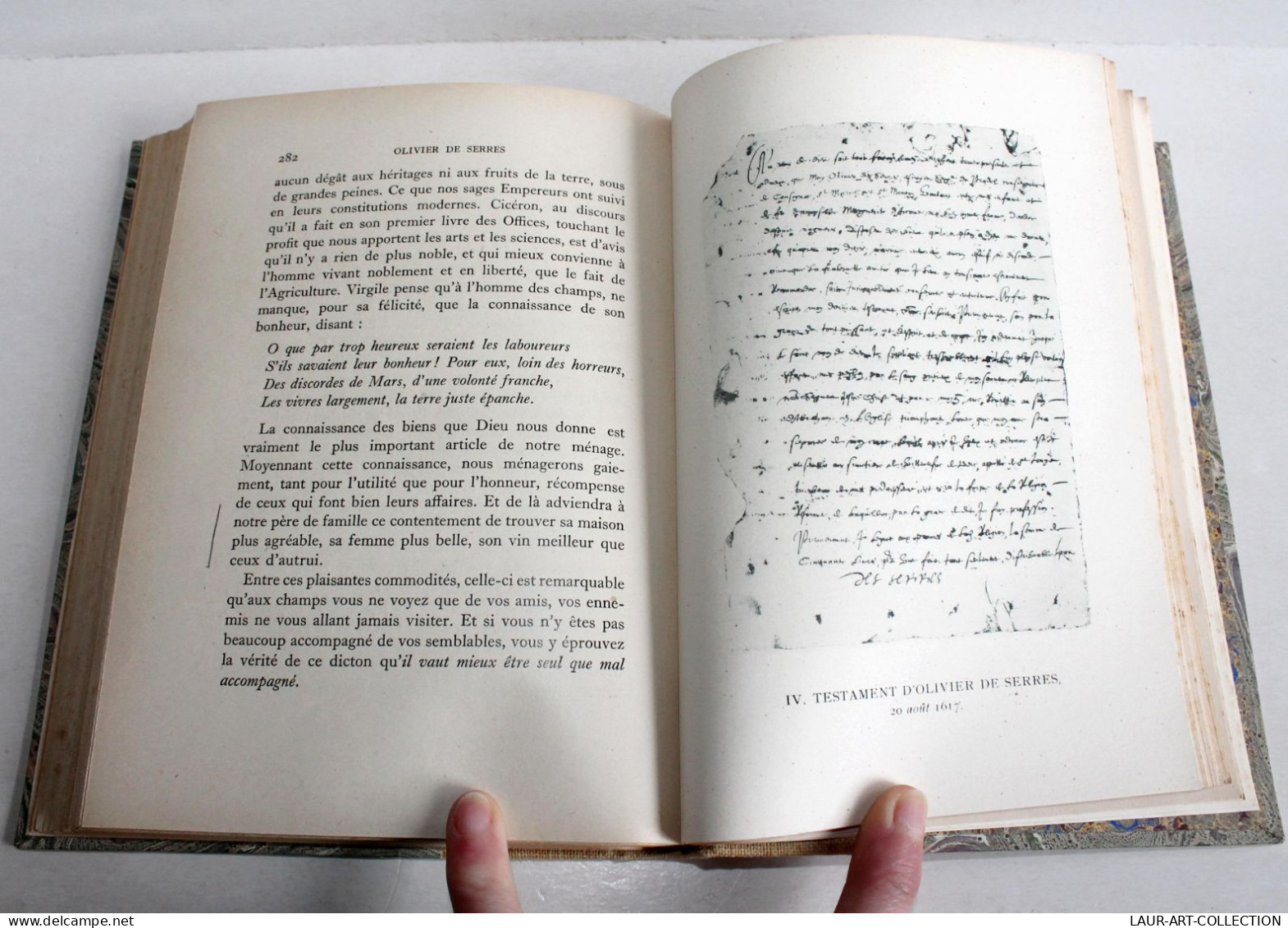 OLIVIER DE SERRES, LE THEATRE D'AGRICULTURE ET MESNAGE DES CHAMPS 1941 ILLUSTRÉ / ANCIEN LIVRE XIXe SIECLE (1803.223) - Autores Franceses