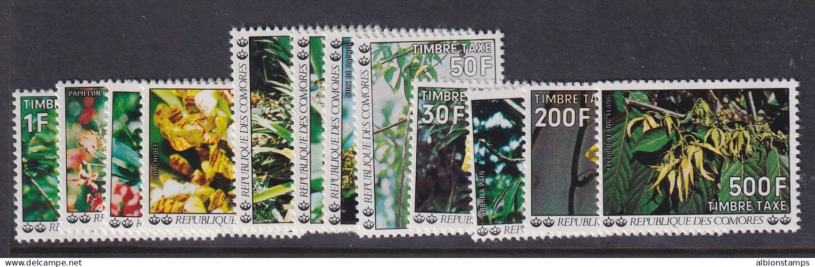 Comoros, Scott J6-J17, MNH - Unused Stamps