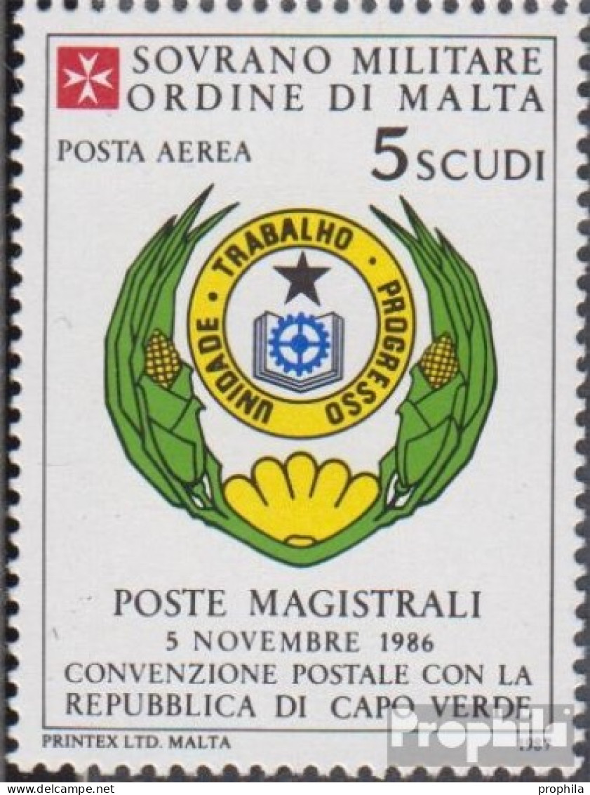 Malteserorden (SMOM) Kat-Nr.: 314 (kompl.Ausg.) Postfrisch 1987 Kap Verde - Malta (Orde Van)