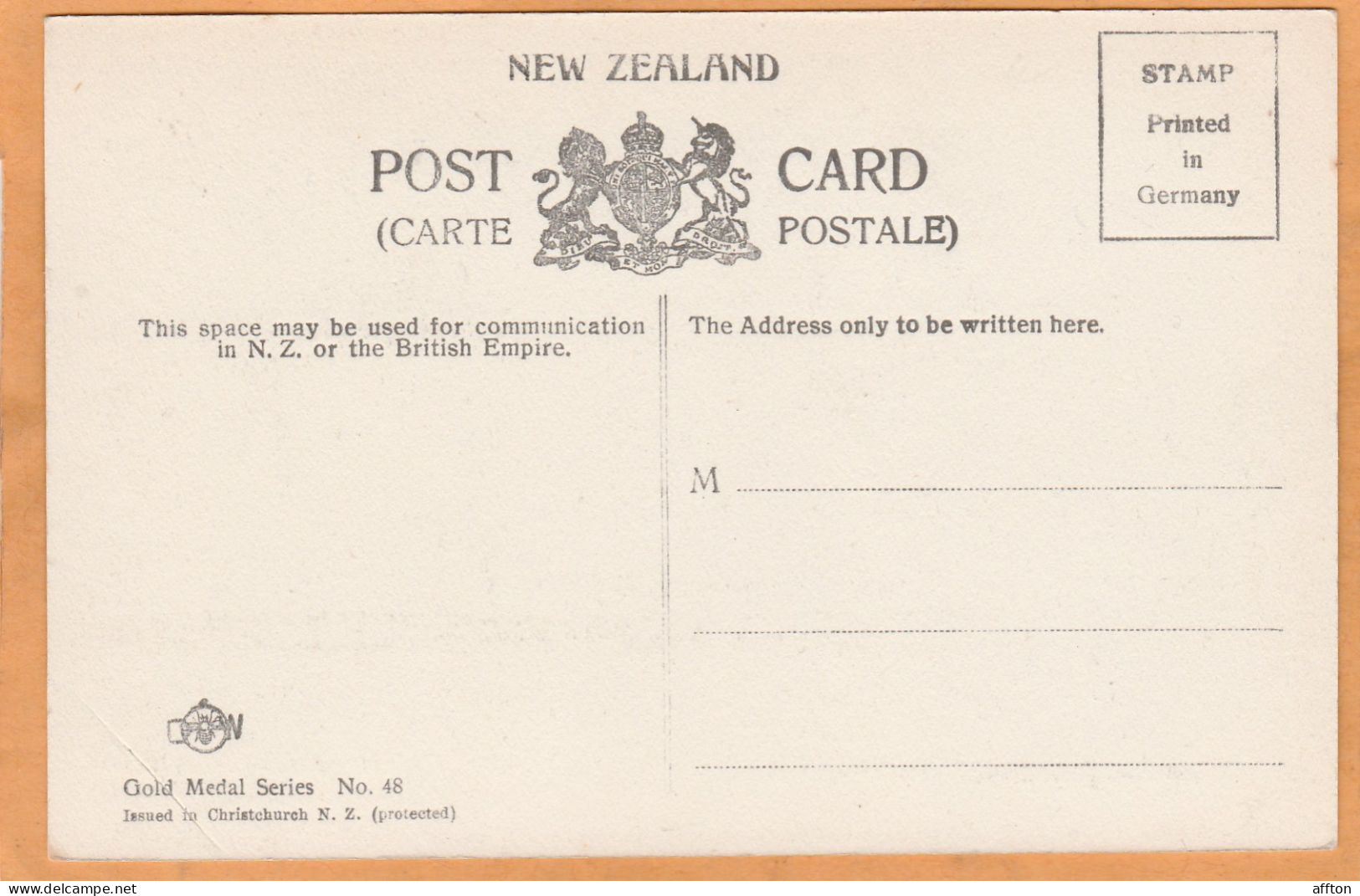 Christchurch New Zealand 1905 Postcard - New Zealand