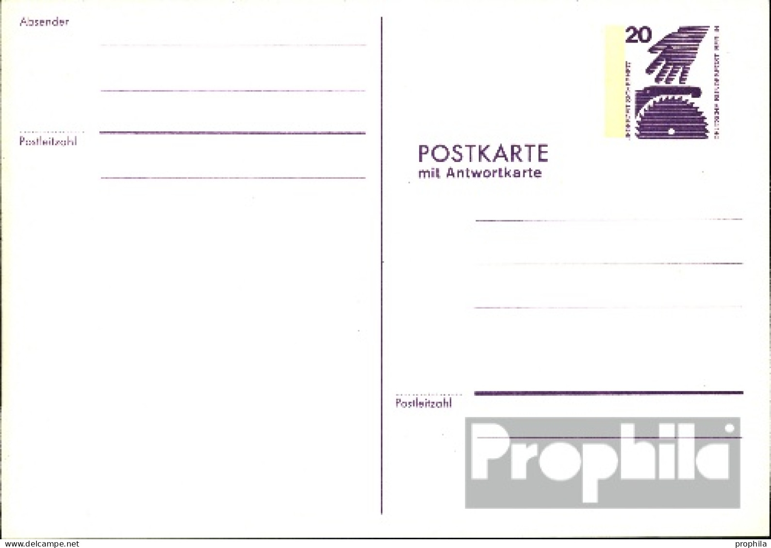 Berlin (West) P96 Amtliche Postkarte Gefälligkeitsgestempelt Gebraucht 1974 Unfallverhütung - Andere & Zonder Classificatie