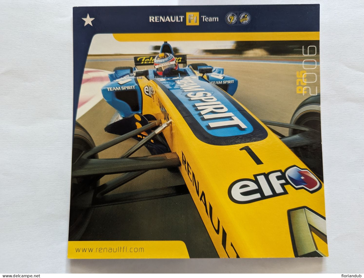 CP - Grand Format Renault F1 R26 2006 - Grand Prix / F1