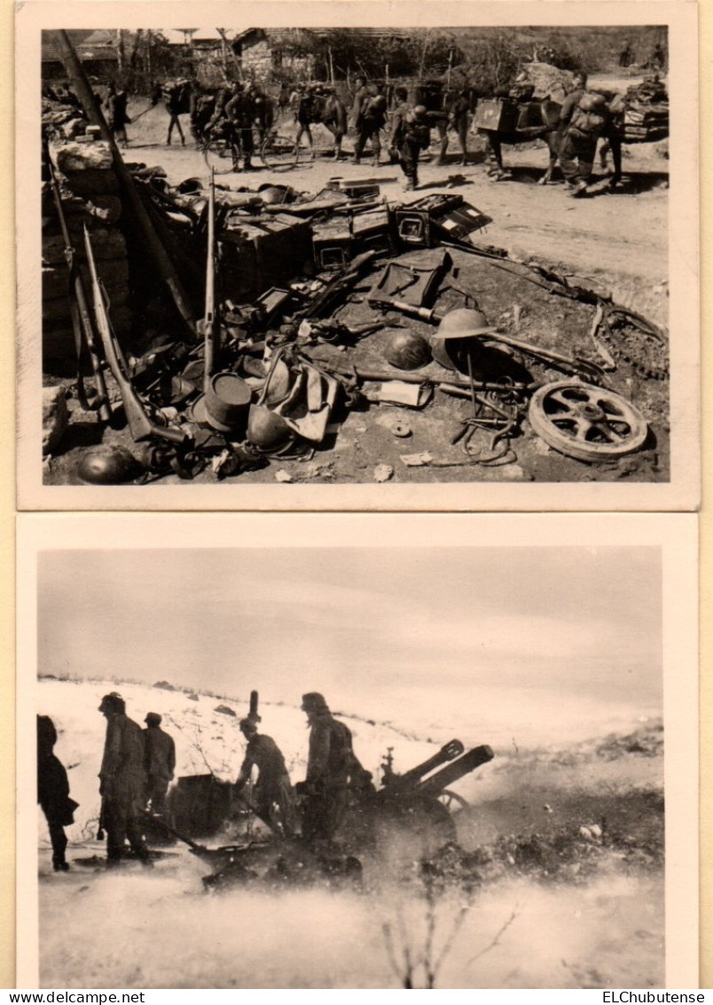 Lot photos soldats allemands char avions artillerie Grèce Norvège  guerre 39-45 WW2