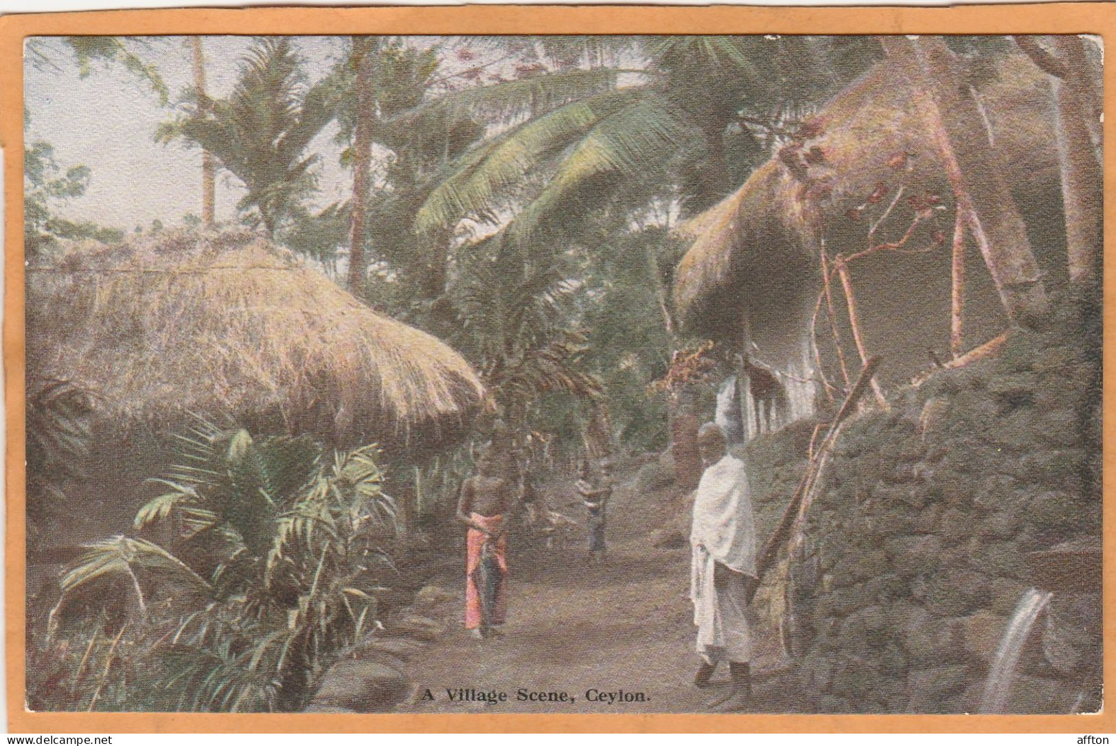 Sri Lanka Ceylon 1908 Postcard - Sri Lanka (Ceylon)