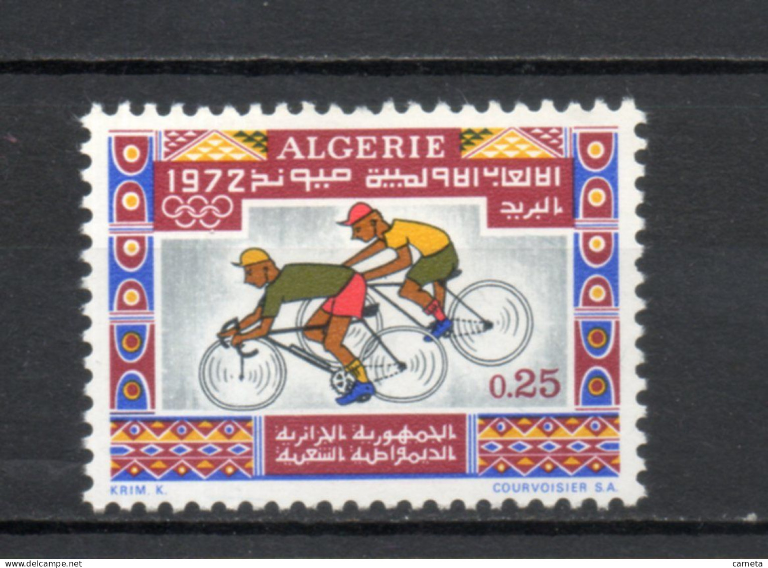 ALGERIE N° 545   NEUF SANS CHARNIERE COTE 0.60€   JEUX OLYMPIQUES MUNICH SPORT - Algeria (1962-...)