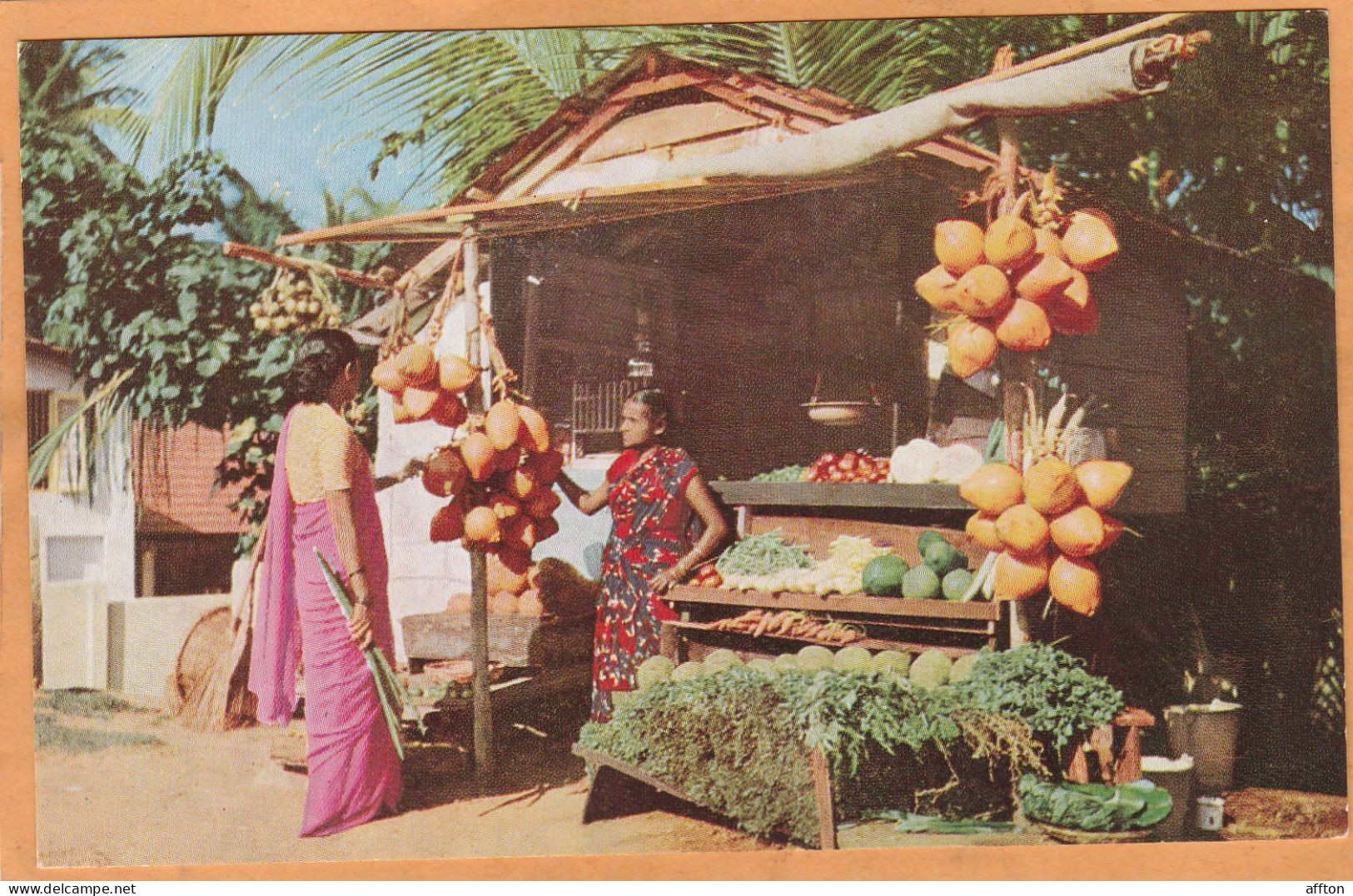 Sri Lanka Ceylon Old Postcard - Sri Lanka (Ceylon)