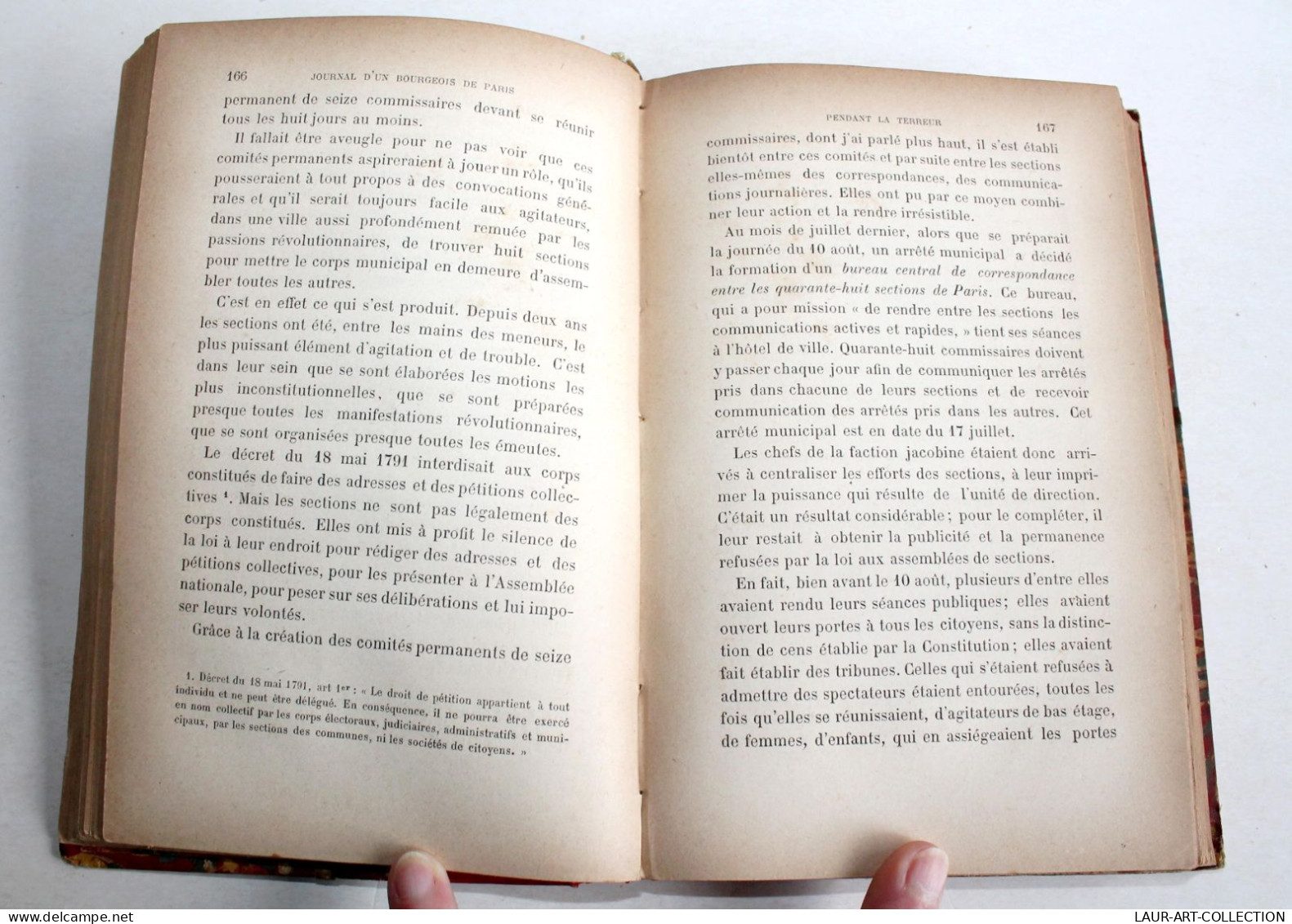 JOURNAL D'UN BOURGEOIS DE PARIS PENDANT LA TERREUR Par EDMOND BIRE 1884 GERVAIS / ANCIEN LIVRE XIXe SIECLE (1803.226) - 1801-1900