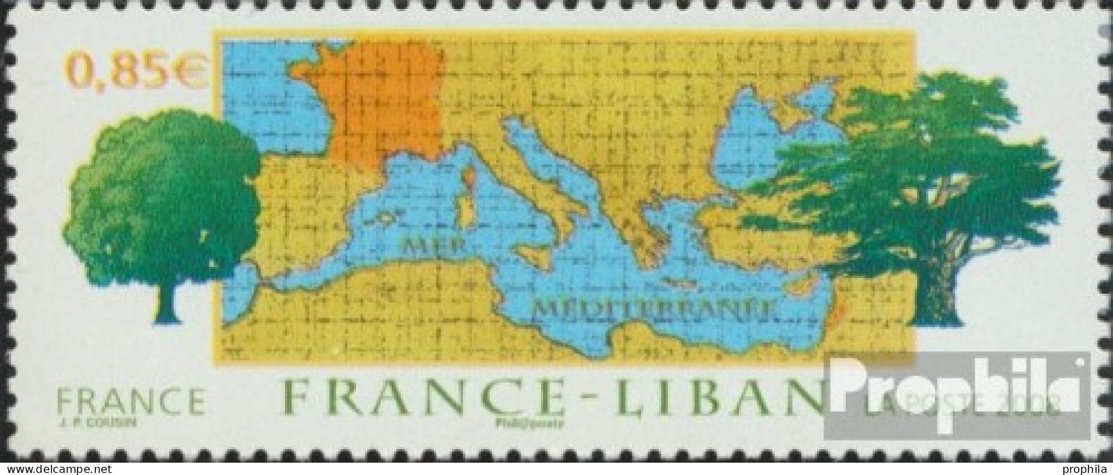 Frankreich 4568 (kompl.Ausg.) Postfrisch 2008 Freundschaft Mit Dem Libanon - Unused Stamps