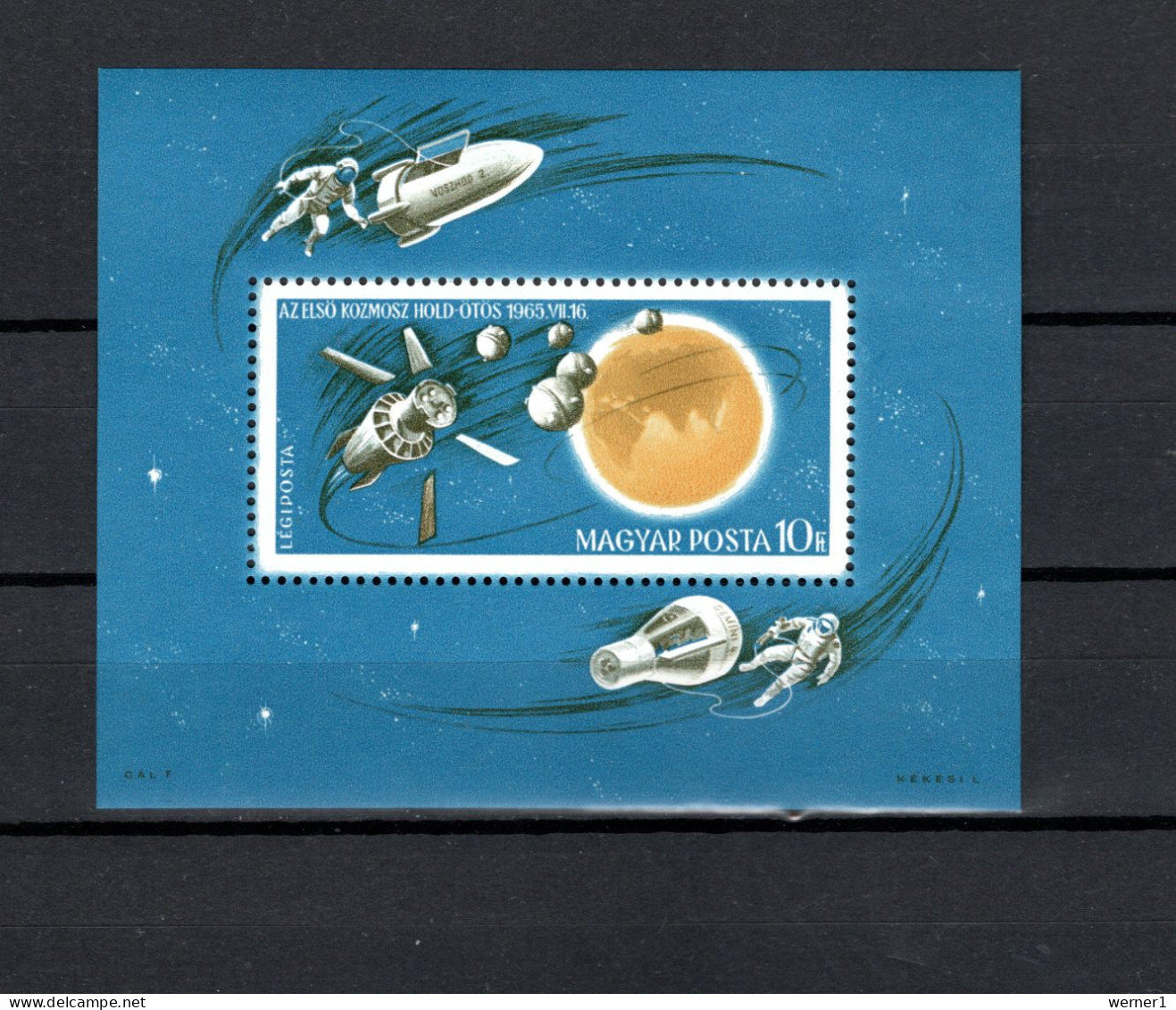 Hungary 1965 Space Research S/s MNH - Europe
