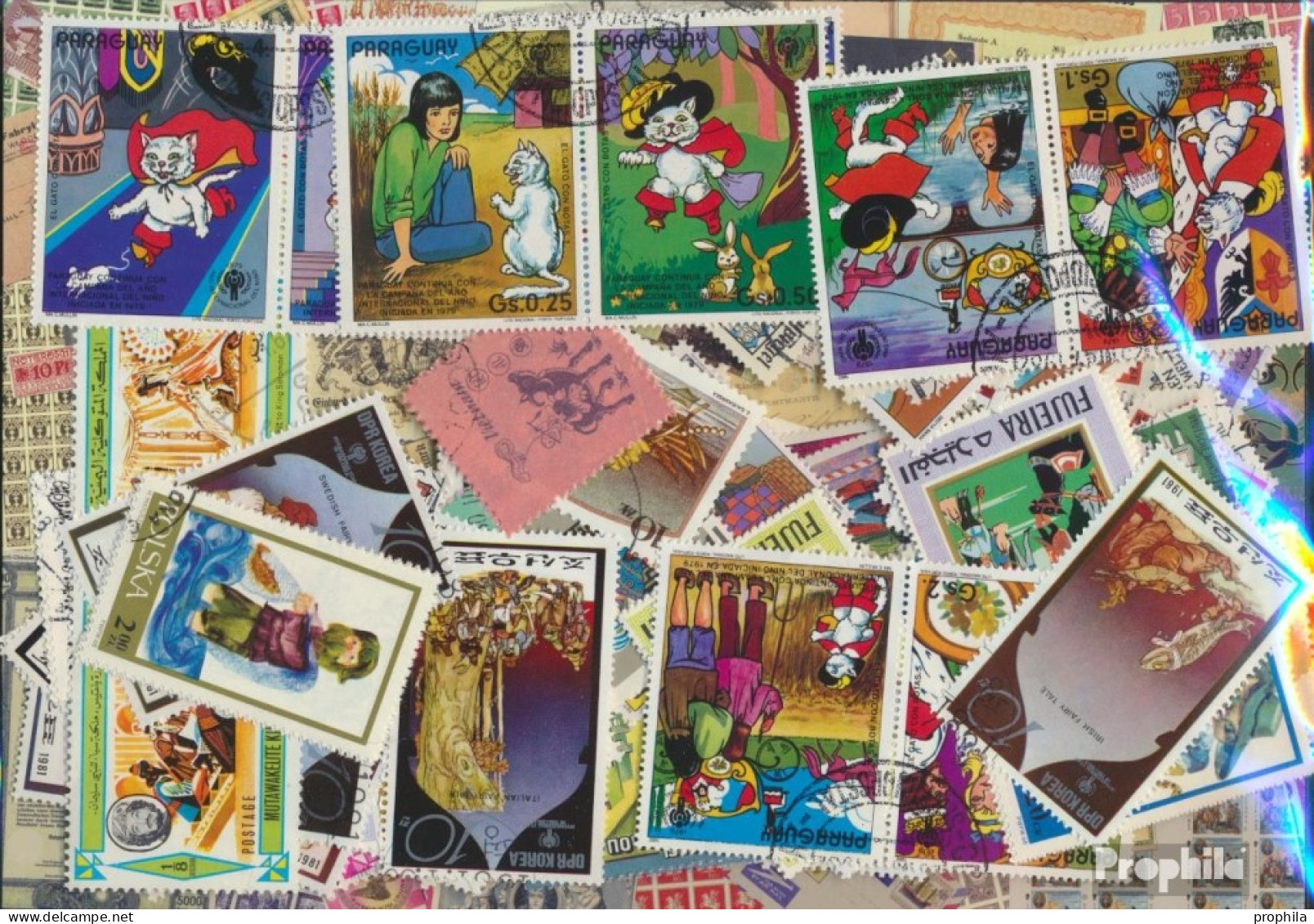 Motive Briefmarken-200 Verschiedene Märchen Marken - Fairy Tales, Popular Stories & Legends