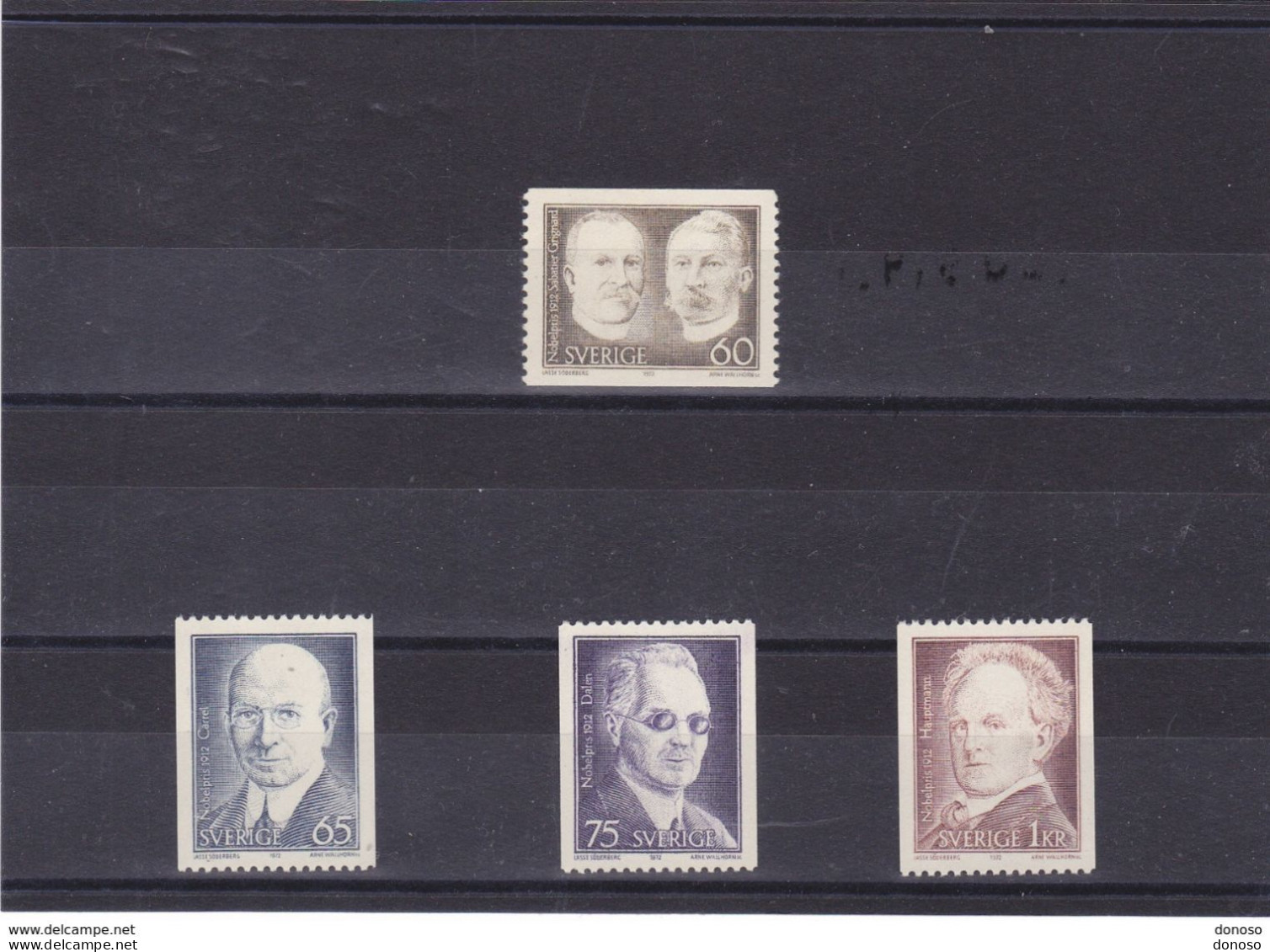 SUEDE 1972 PRIX NOBEL Yvert 765-768, Michel 788-791 NEUF** MNH Cote Yv: 4,50 Euros - Unused Stamps