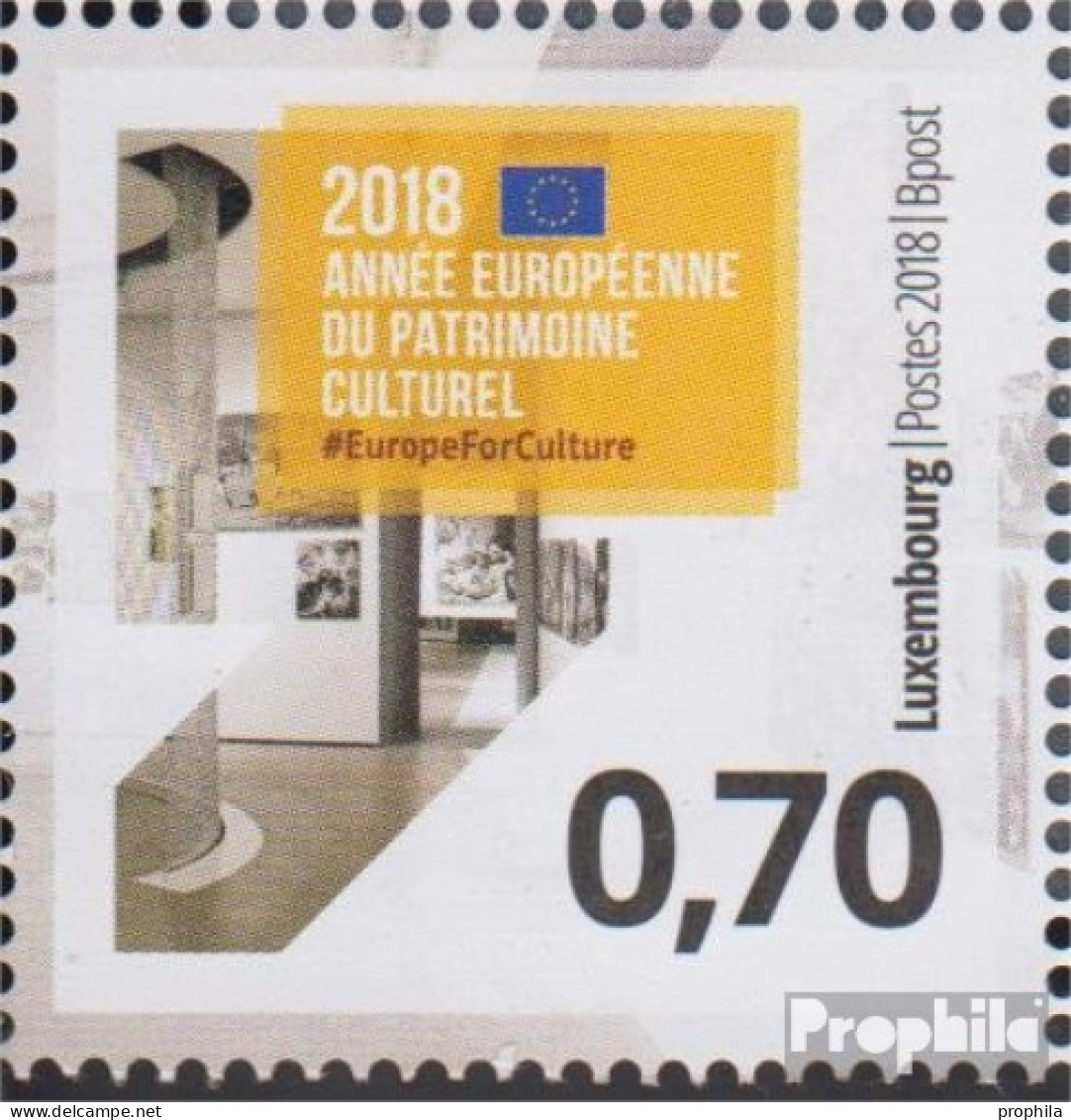 Luxemburg 2162 (kompl.Ausg.) Postfrisch 2018 Jahr Des Kulturerbes - Neufs