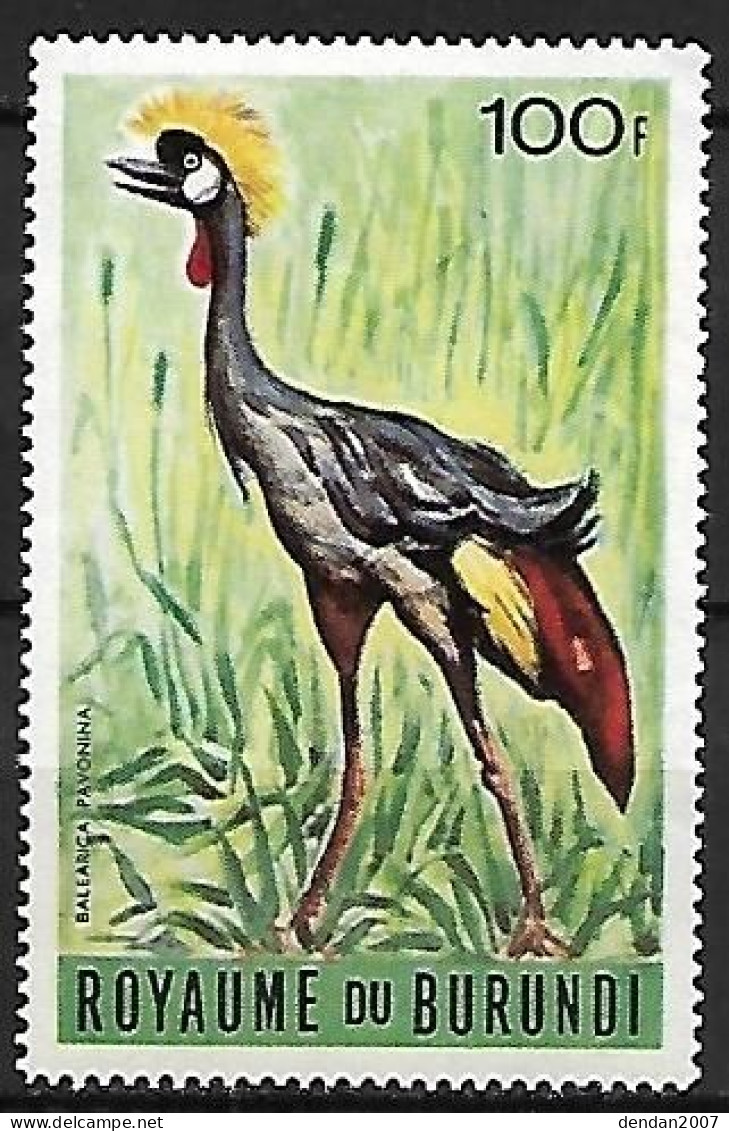 Burundi - MNH ** 1965 : Grey Crowned Crane  -  Balearica Regulorum - Kranichvögel