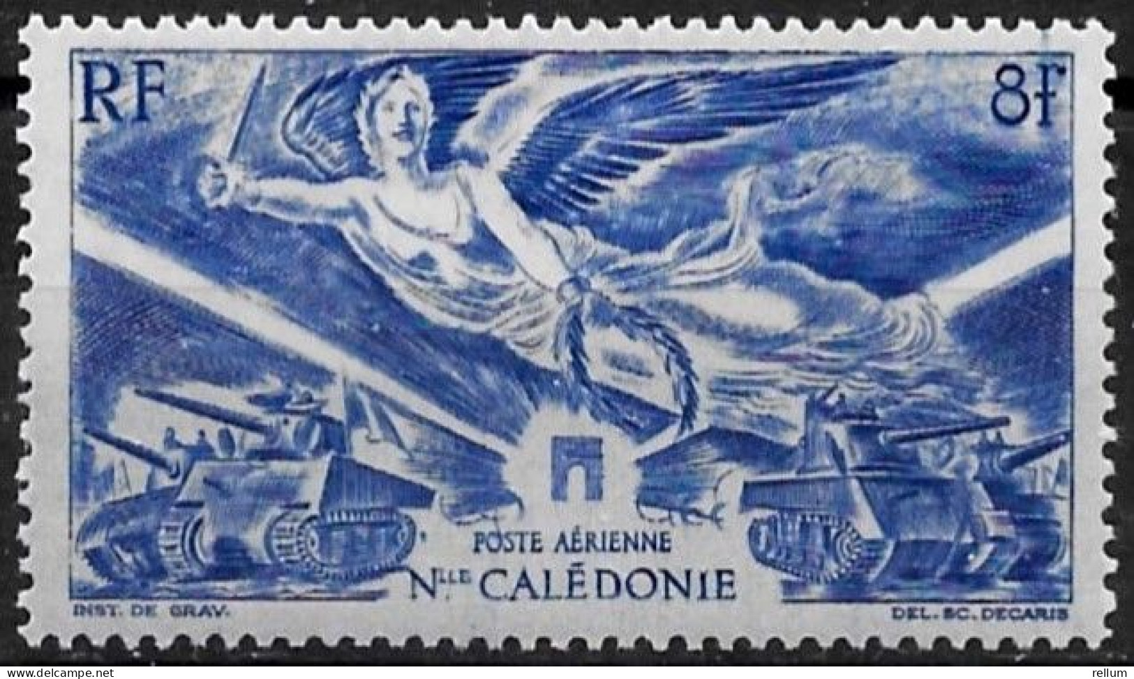 Nouvelle Calédonie 1946 - Yvert N° PA 54 - Michel N° 319 ** (+20%) - Nuovi