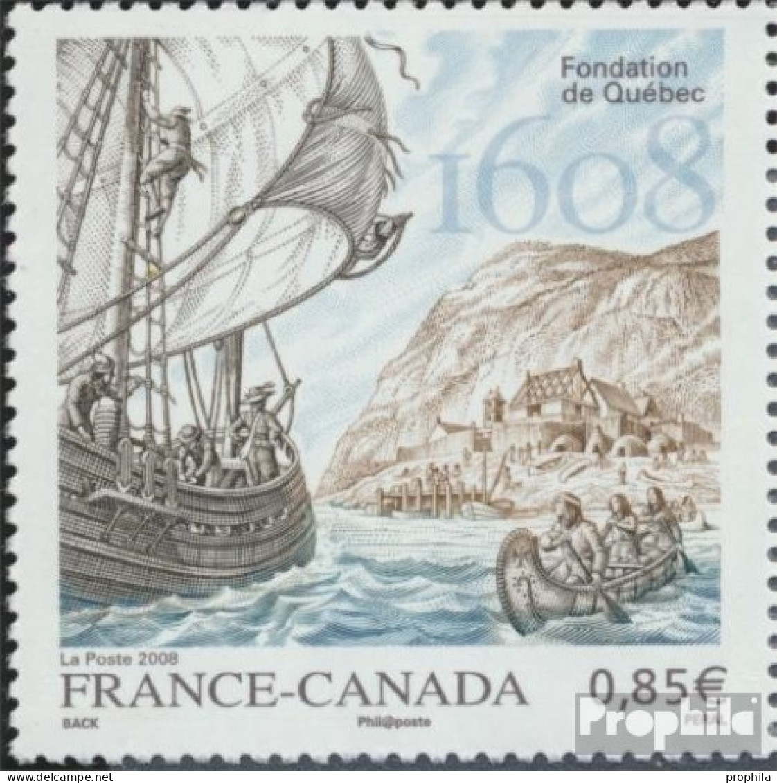 Frankreich 4409 (kompl.Ausg.) Postfrisch 2008 400 Jahre Quebec - Nuevos