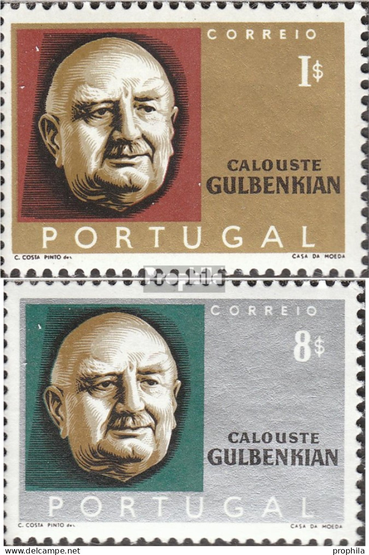 Portugal 985-986 (kompl.Ausg.) Postfrisch 1965 Calouste Gulbenkian - Ungebraucht