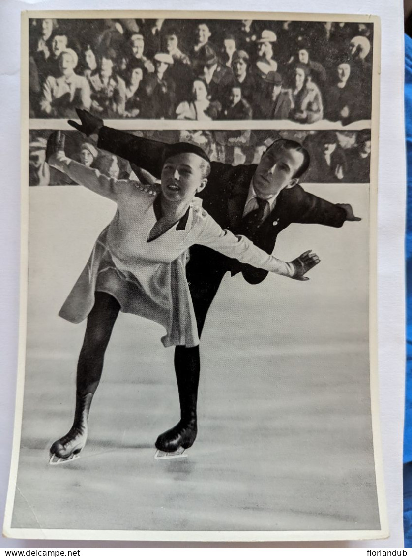 CP - Grand Format Sammelwerk 13 Olympia 1936 Bild 70 Gruppe 55 Patinage Artistique - Olympische Spelen