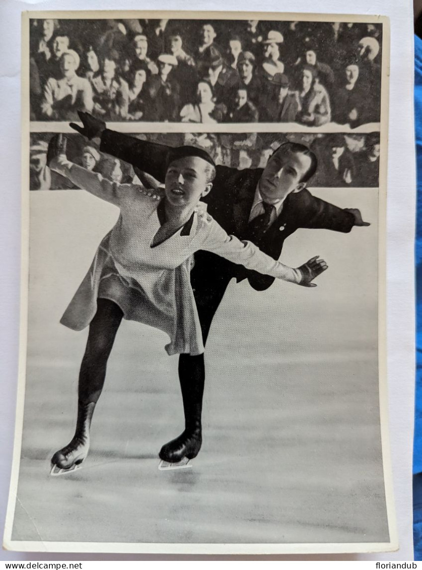 CP - Grand Format Sammelwerk 13 Olympia 1936 Bild 70 Gruppe 55 Patinage Artistique - Olympic Games