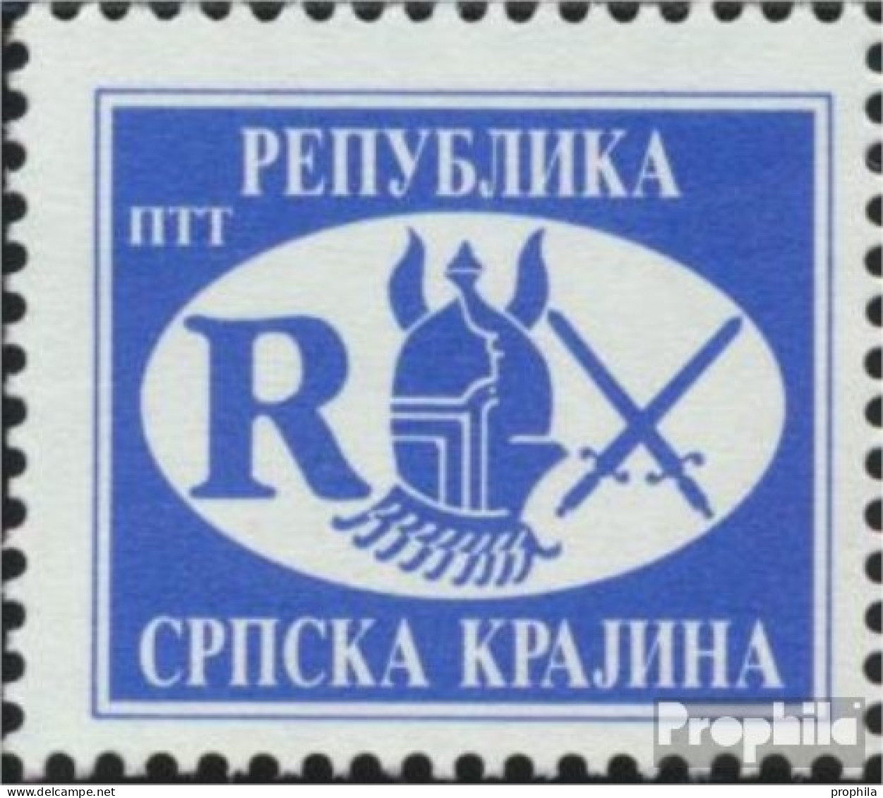 Kroatien - Serbische Krajina 22 (kompl.Ausg.) Postfrisch 1993 Einschreiben - Serbia