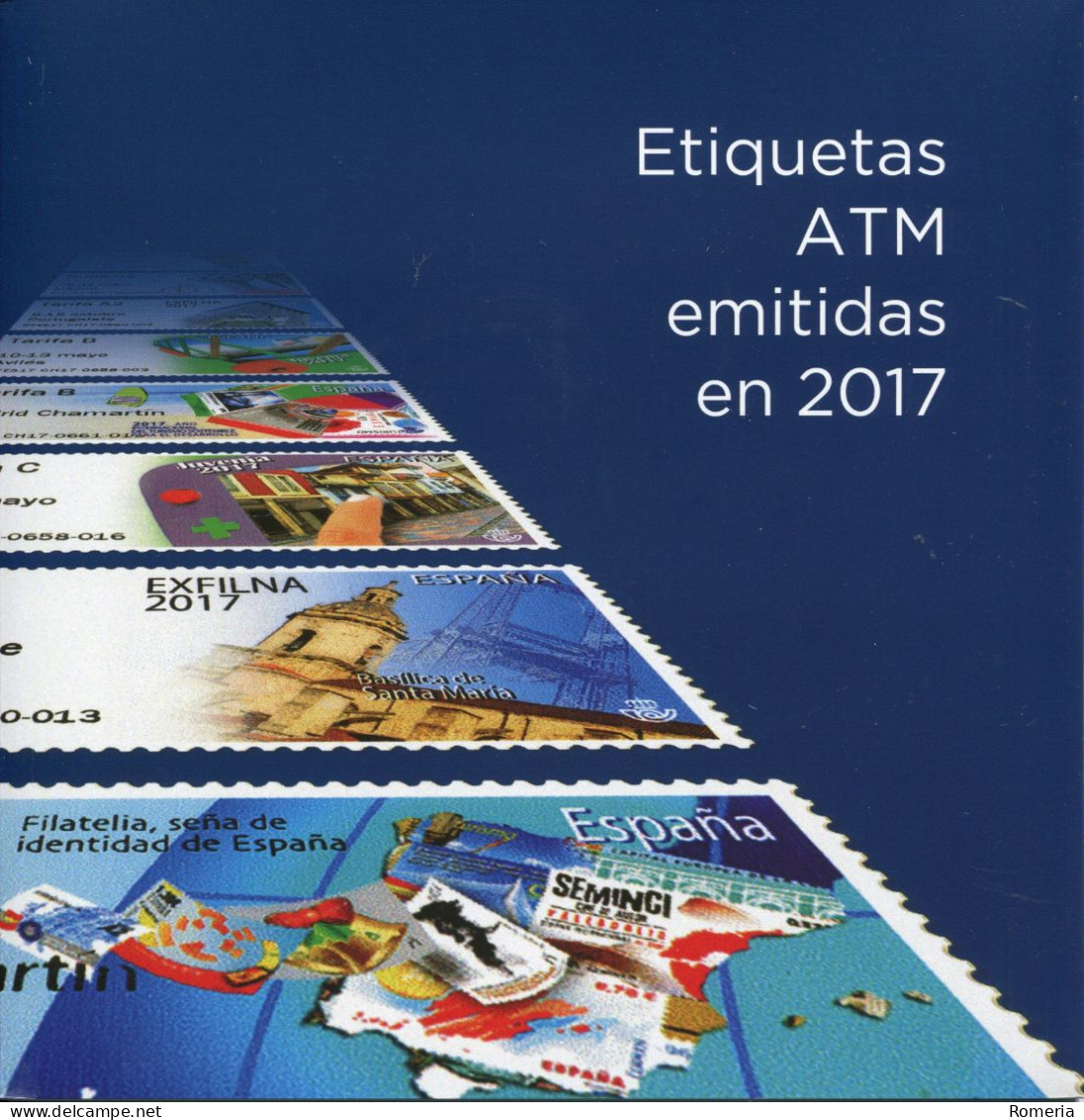 Espagne - 2017 - Les 8 émissions De L'année 2017 En Livret De Présentation - Timbres De Distributeurs [ATM]