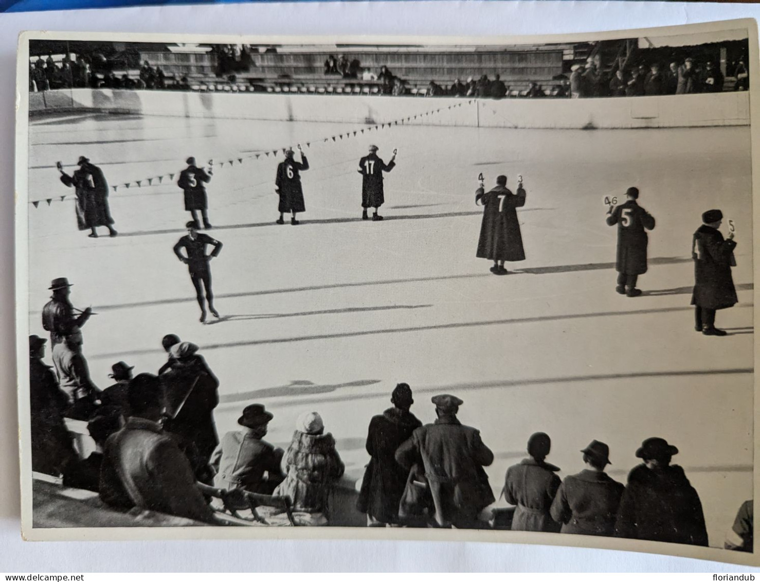 CP - Grand Format Sammelwerk 13 Olympia 1936 Bild 58 Gruppe 55 Patinage Artistique - Giochi Olimpici