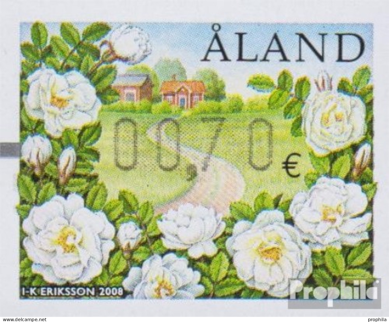 Finnland - Aland ATM19, 0,70 Nominale Postfrisch 2008 Gartenpflanzen - Aland