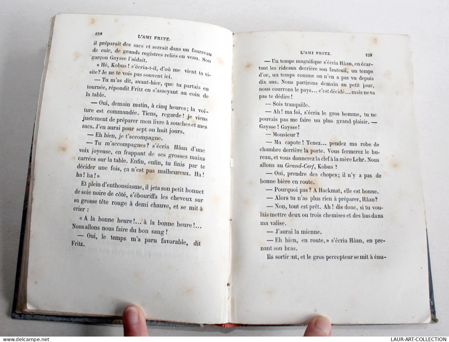 L'AMI FRITZ Par ERCKMANN CHATRIAN, 5e EDITION 1876 LIBRAIRIE HACHETTE ET Cie / ANCIEN LIVRE XIXe SIECLE (1803.233) - 1801-1900