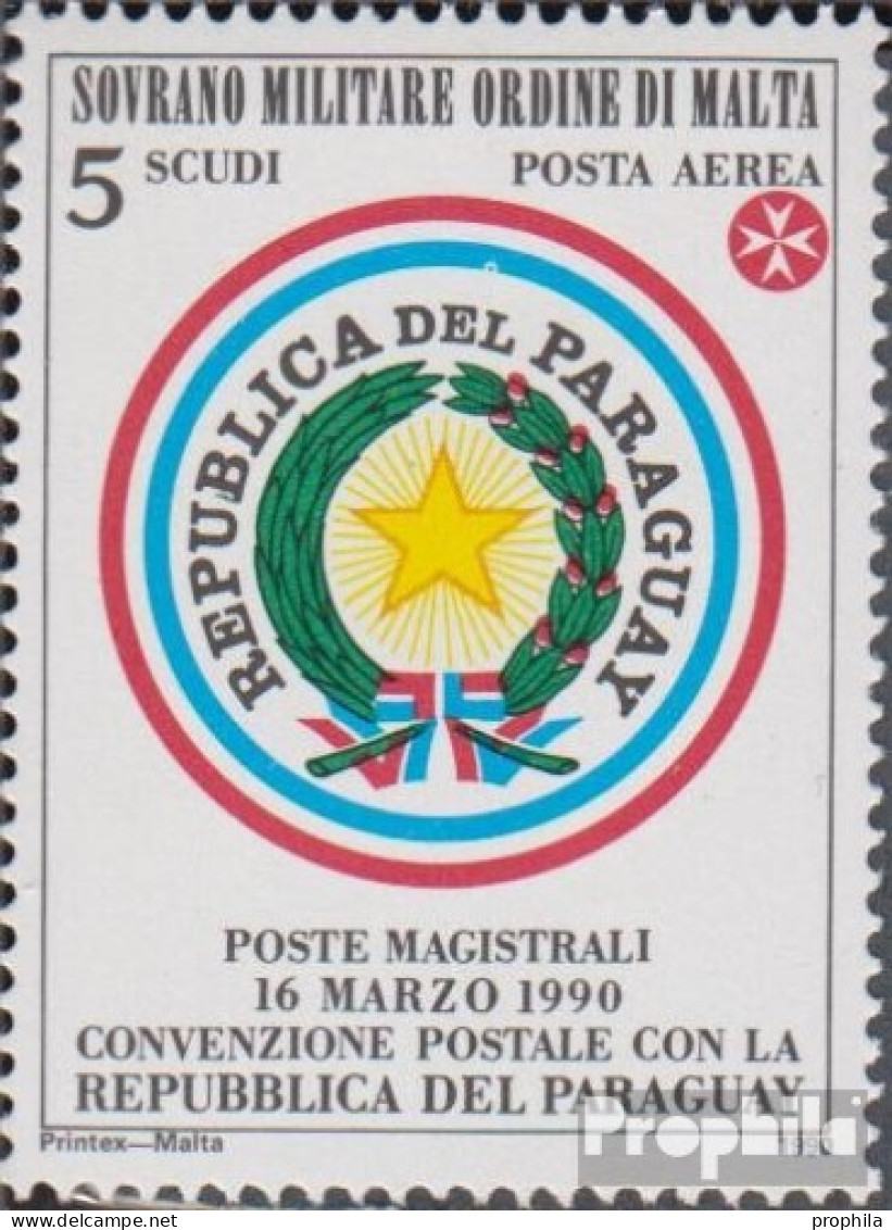 Malteserorden (SMOM) Kat-Nr.: 421 (kompl.Ausg.) Postfrisch 1990 Paraguay - Malta (Orde Van)