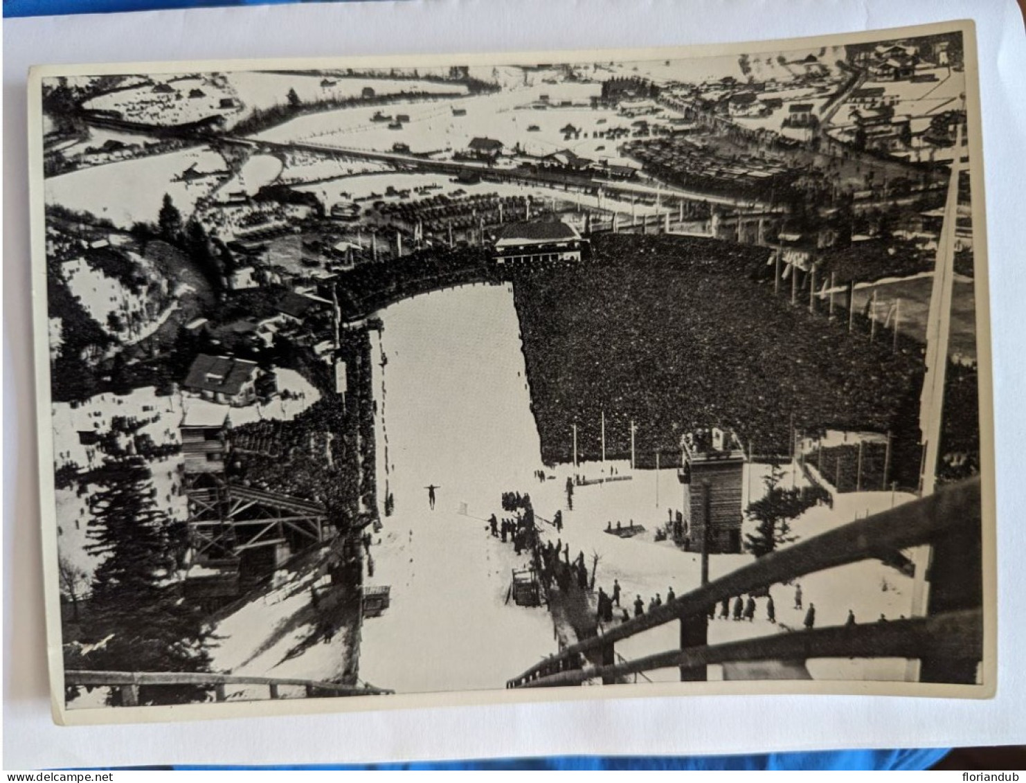 CP - Grand Format Sammelwerk 13 Olympia 1936 Bild 24 Gruppe 55 Saut à Ski - Jeux Olympiques