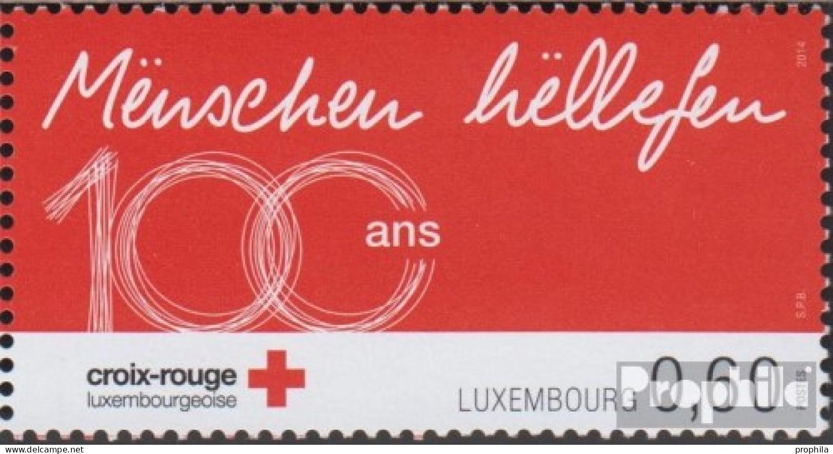 Luxemburg 2001 (kompl.Ausg.) Postfrisch 2014 Rotes Kreuz - Ungebraucht