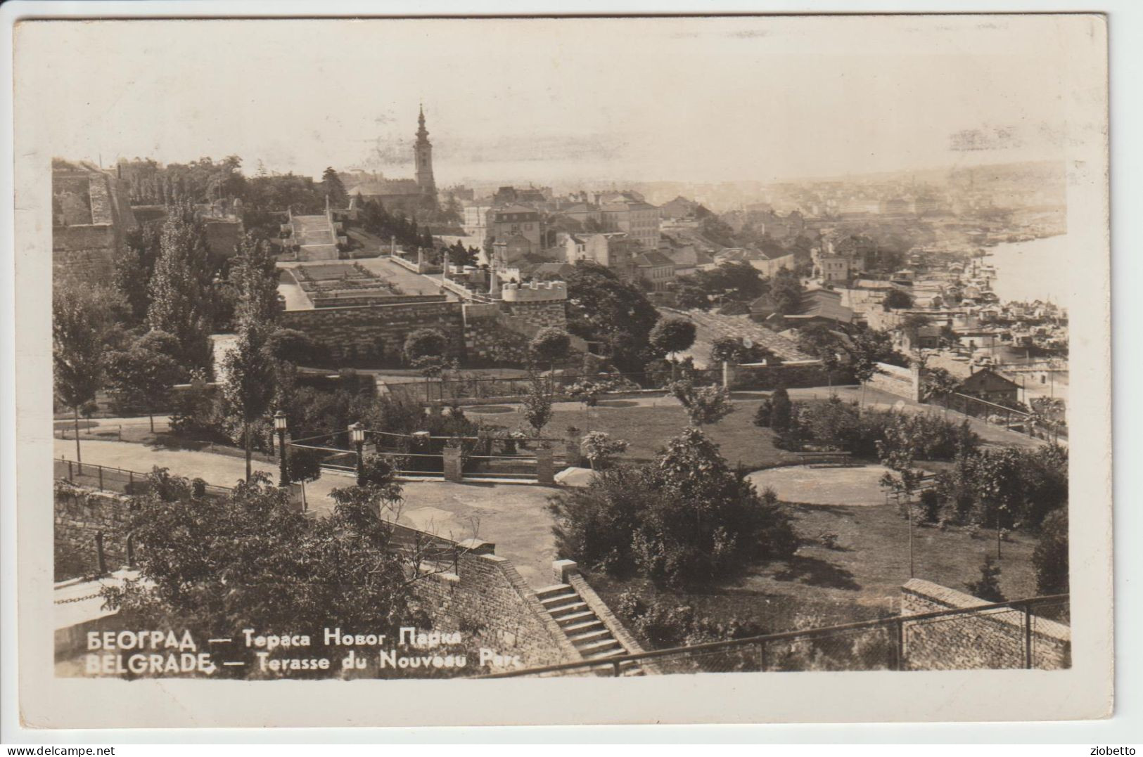 CARTOLINA DI BELGRADO - SERBIA - 1939 - FORMATO PICCOLO - Serbia